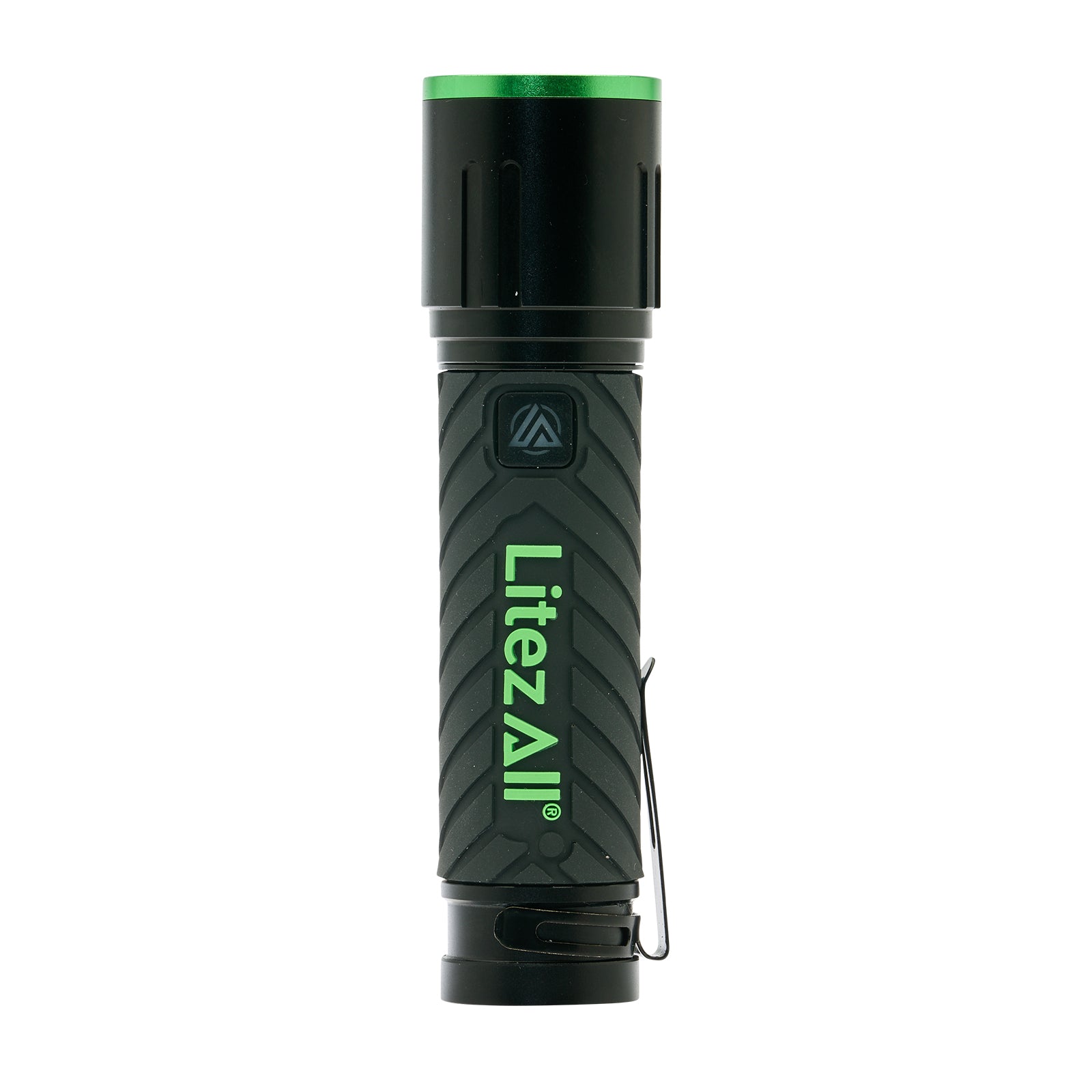 LitezAll® 3 Mode Rechargeable Rubber Grip Tactical Flashlight - LitezAll - 3