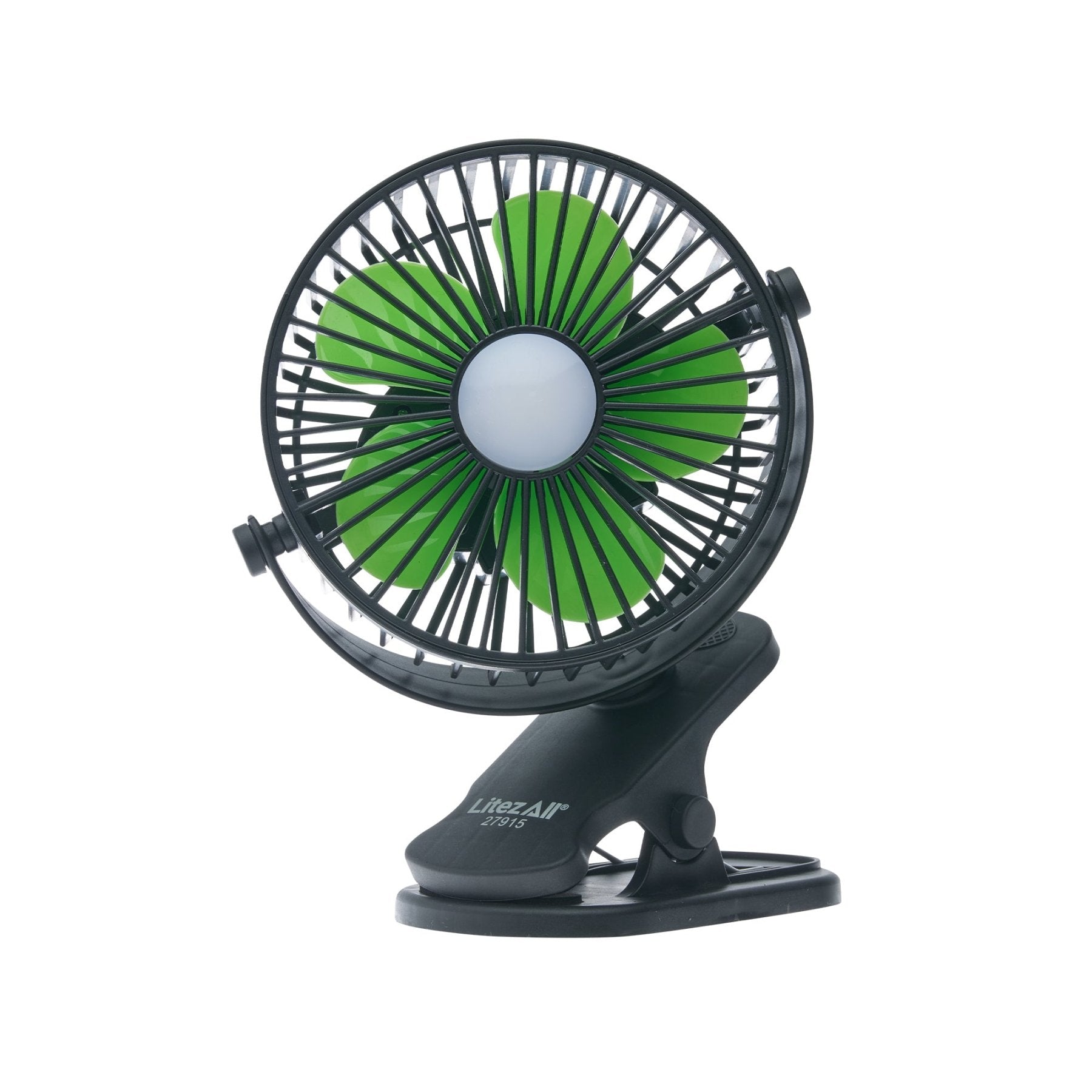 LitezAll® Rechargeable Clip On Fan with Light - LitezAll - Novelties - 2