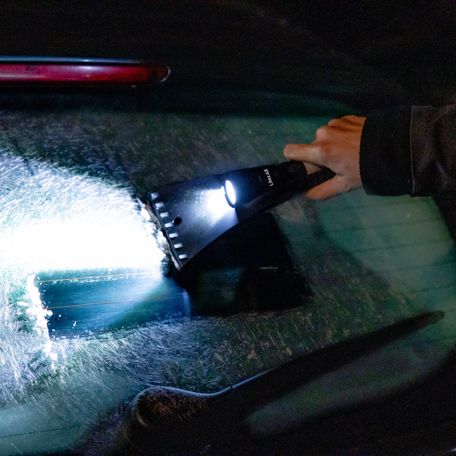 LitezAll Icy Light Ice Scraper with Removable Utility Flashlight - LitezAll - Work Lights - 3