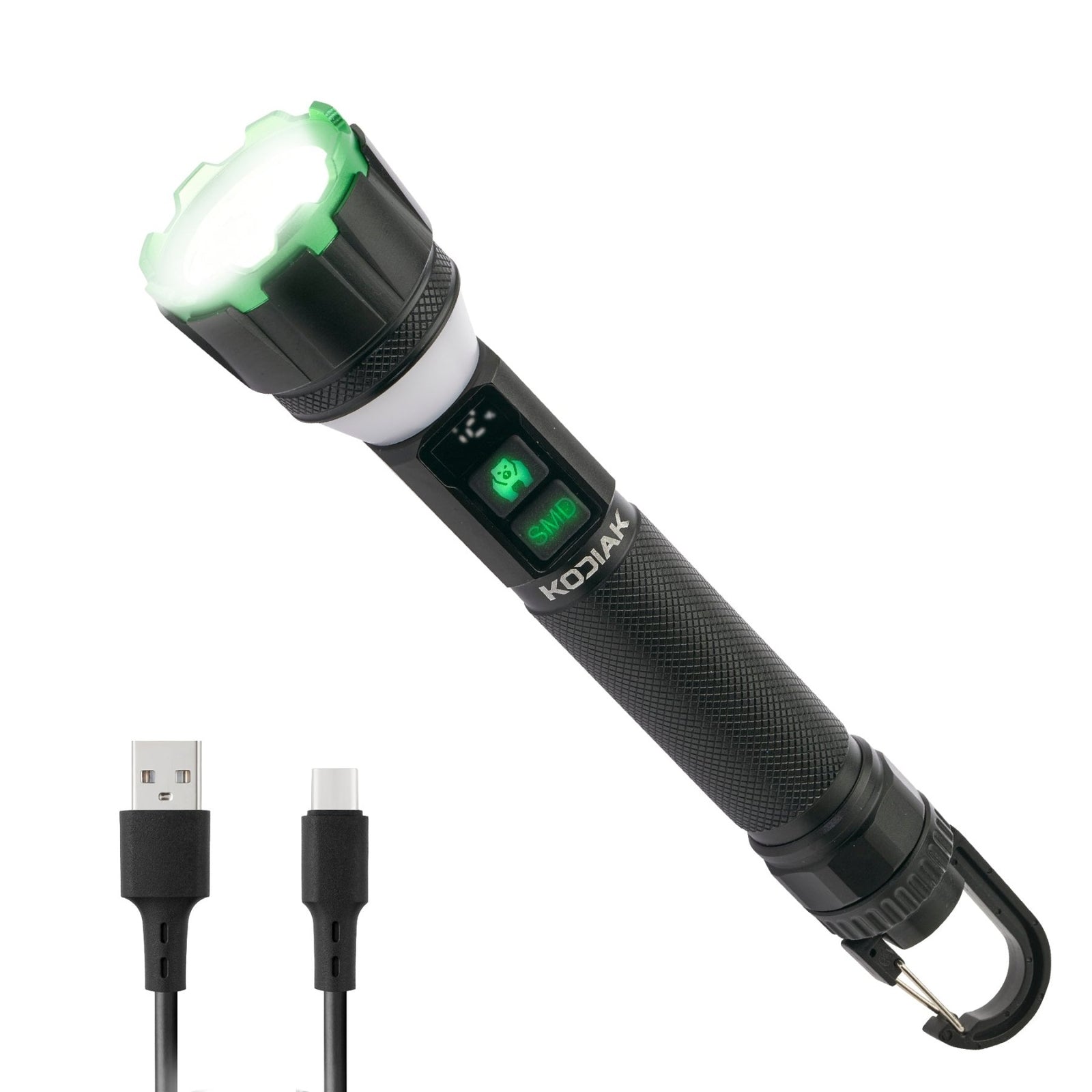 Kodiak® Kavern 1100 Lumen Smart Focus Rechargeable Flashlight - Lantern - LitezAll - Tactical Flashlights - 2