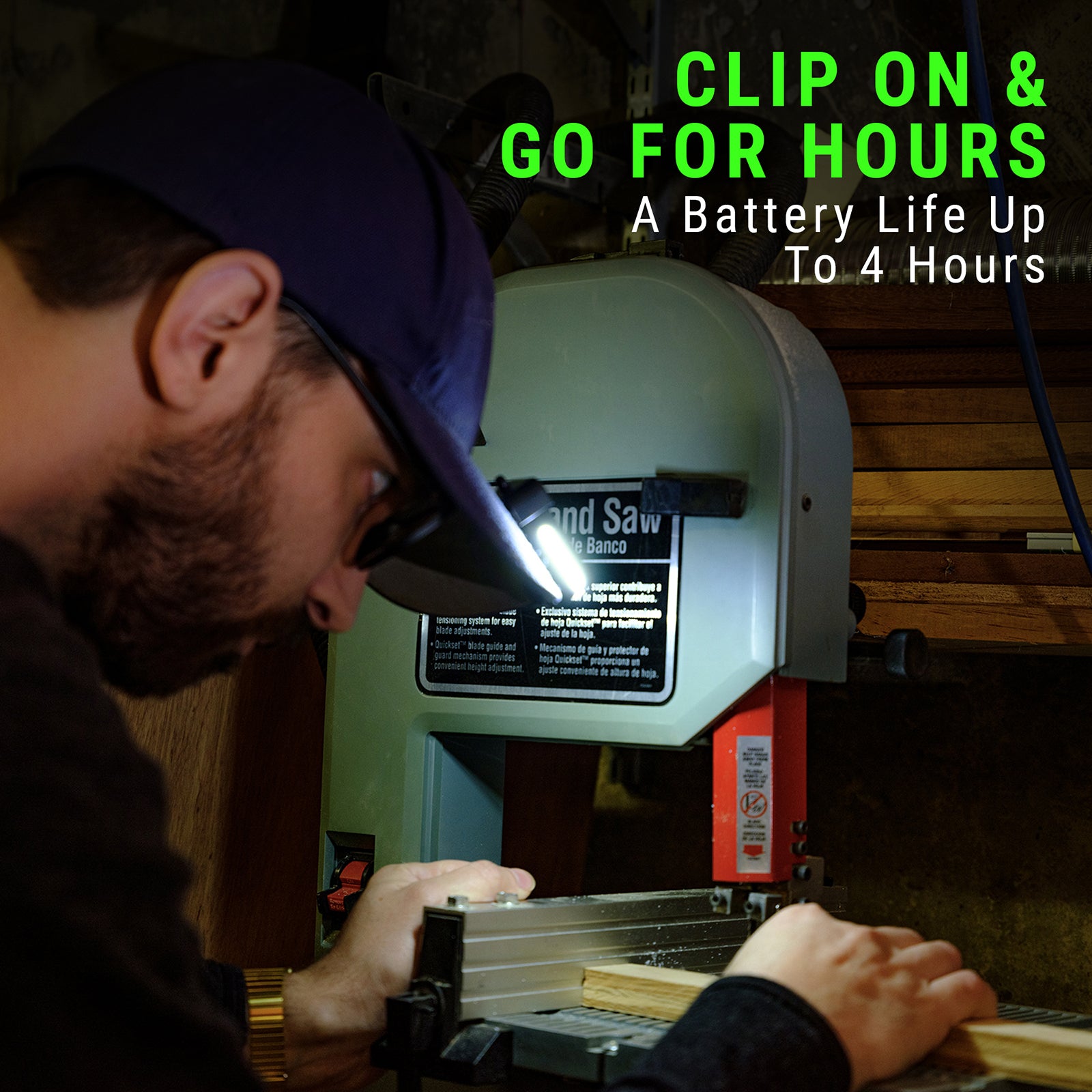 Kodiak® Klipper Rechargeable 200 Lumen Cap Light - LitezAll - Headlamps - 3