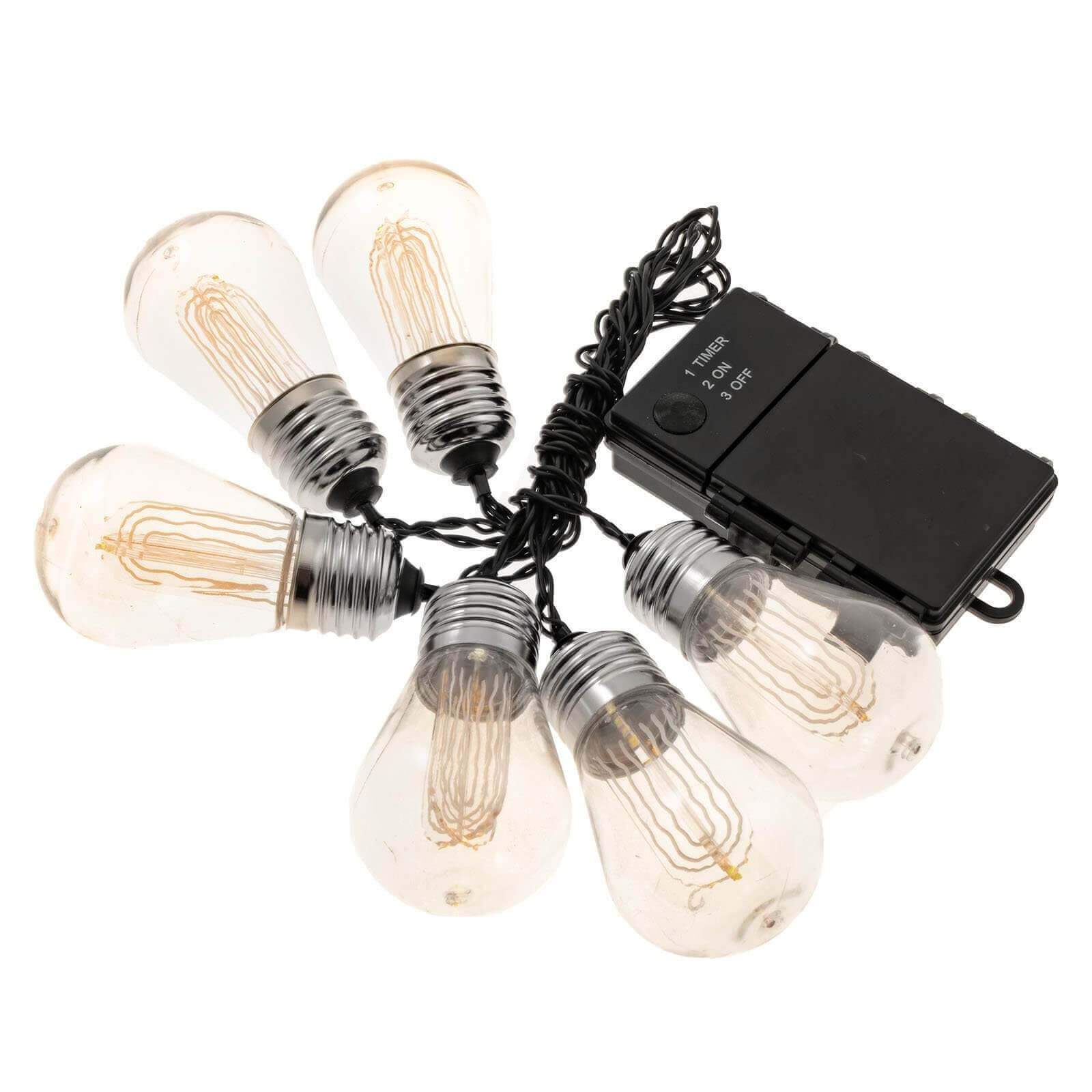 LitezAll LED Edison Bulb 6 Piece String Lights - LitezAll - Home Accents - 1