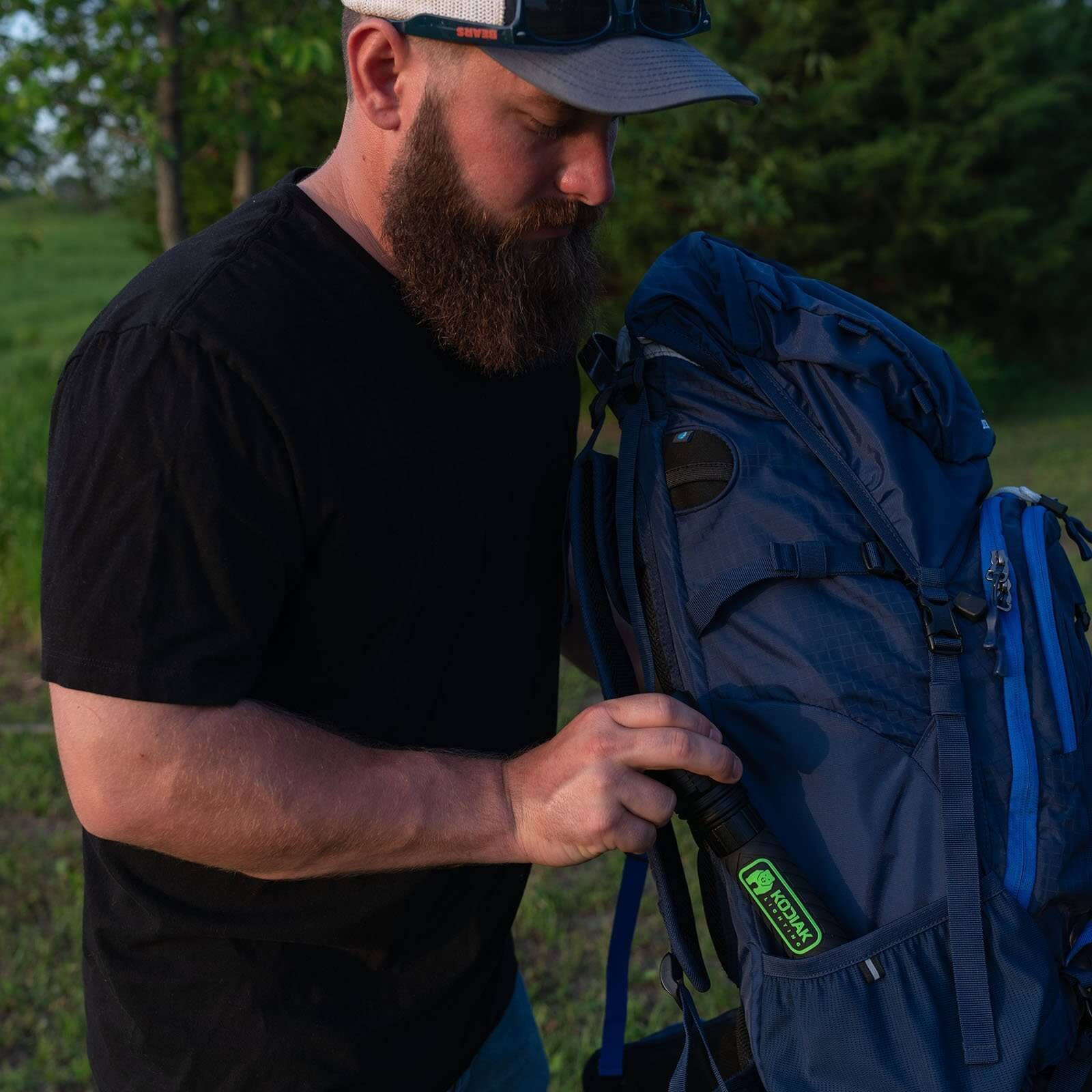 Kodiak 3500 Lumen Rubber Grip Tactical Flashlight - LitezAll - Tactical Flashlight - 4