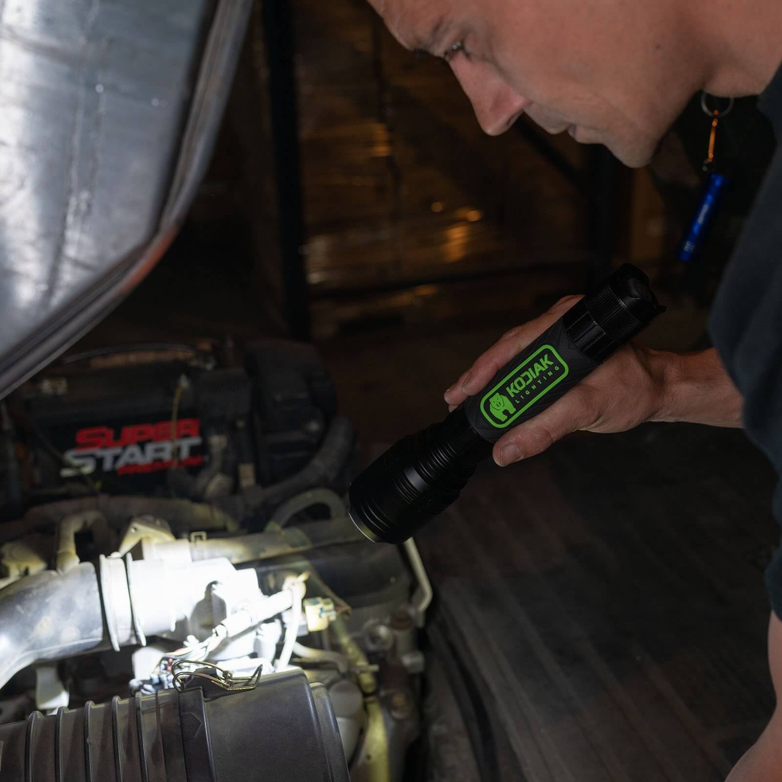 Kodiak 3500 Lumen Rubber Grip Tactical Flashlight - LitezAll - Tactical Flashlight - 5