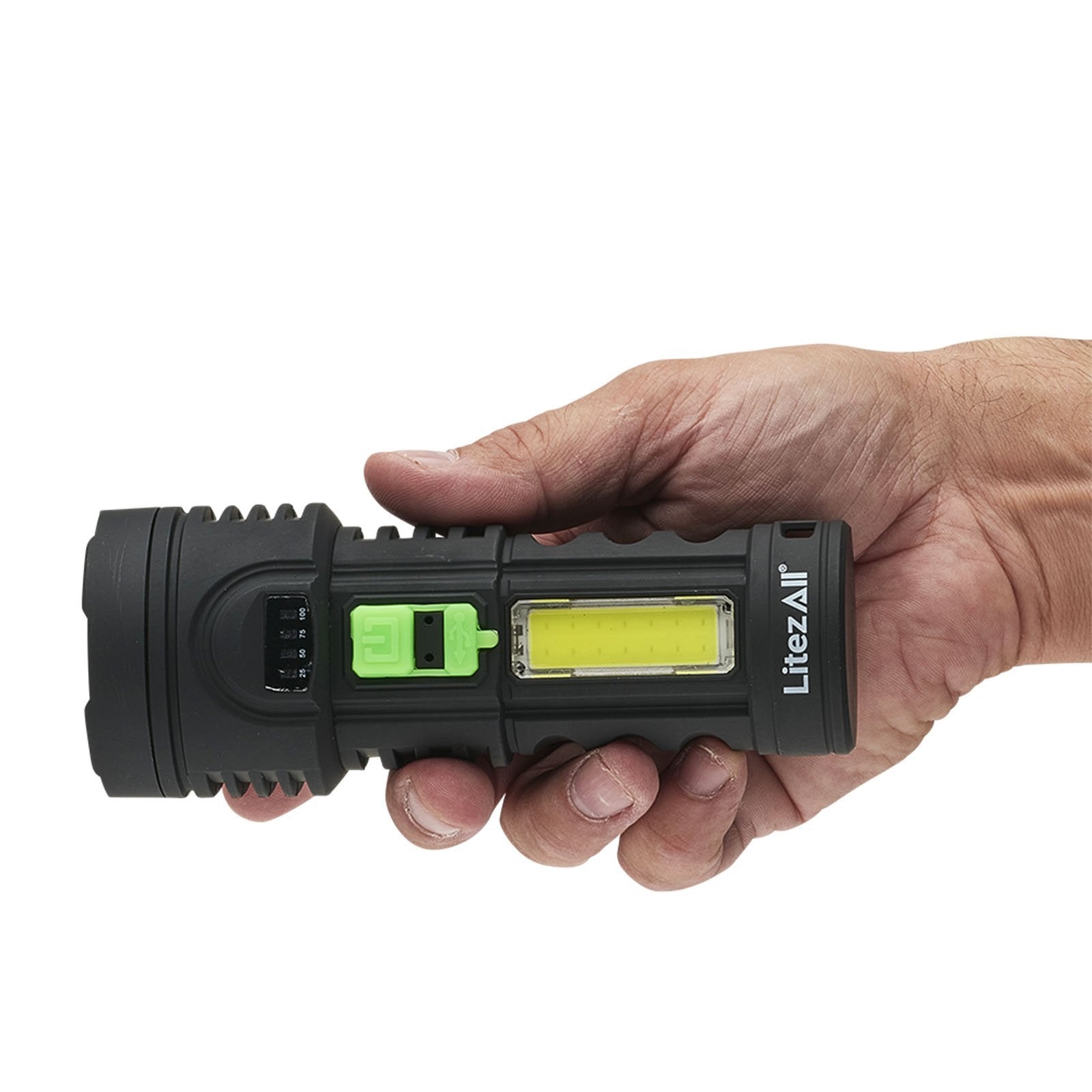 LitezAll Rechargeable Ultac OG Soft Touch Flashlight - LitezAll - Tactical Flashlights - 3