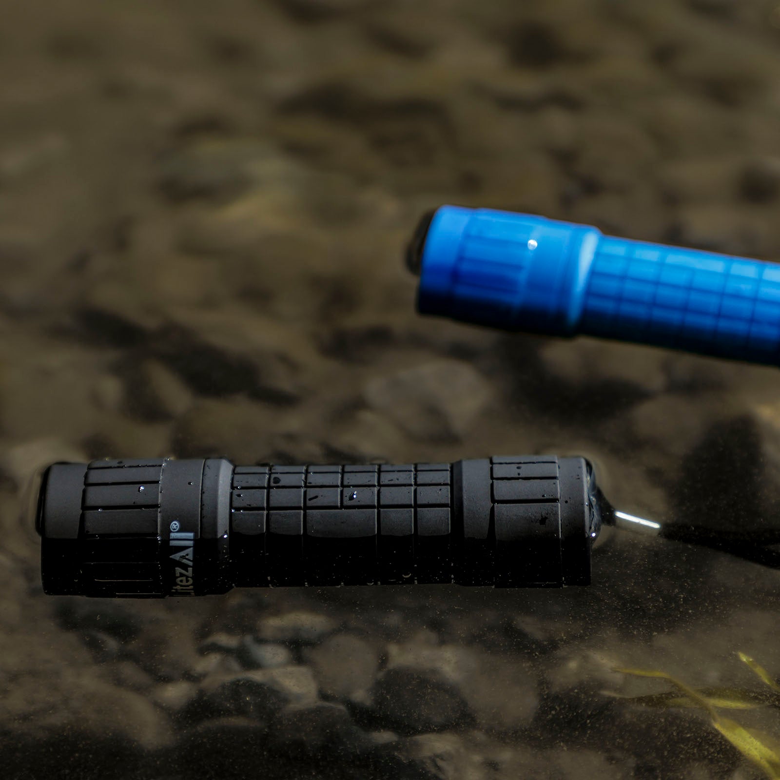 LitezAll® Rubber Coated Pocket Flashlight 2 Pack