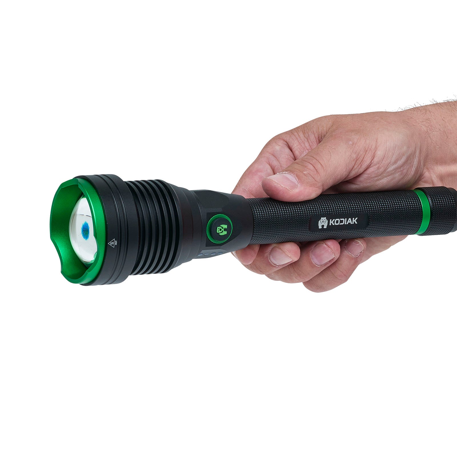Kodiak® Kraken® Rechargeable 6000 Lumen Tactical Grade Flashlight with Power Bank