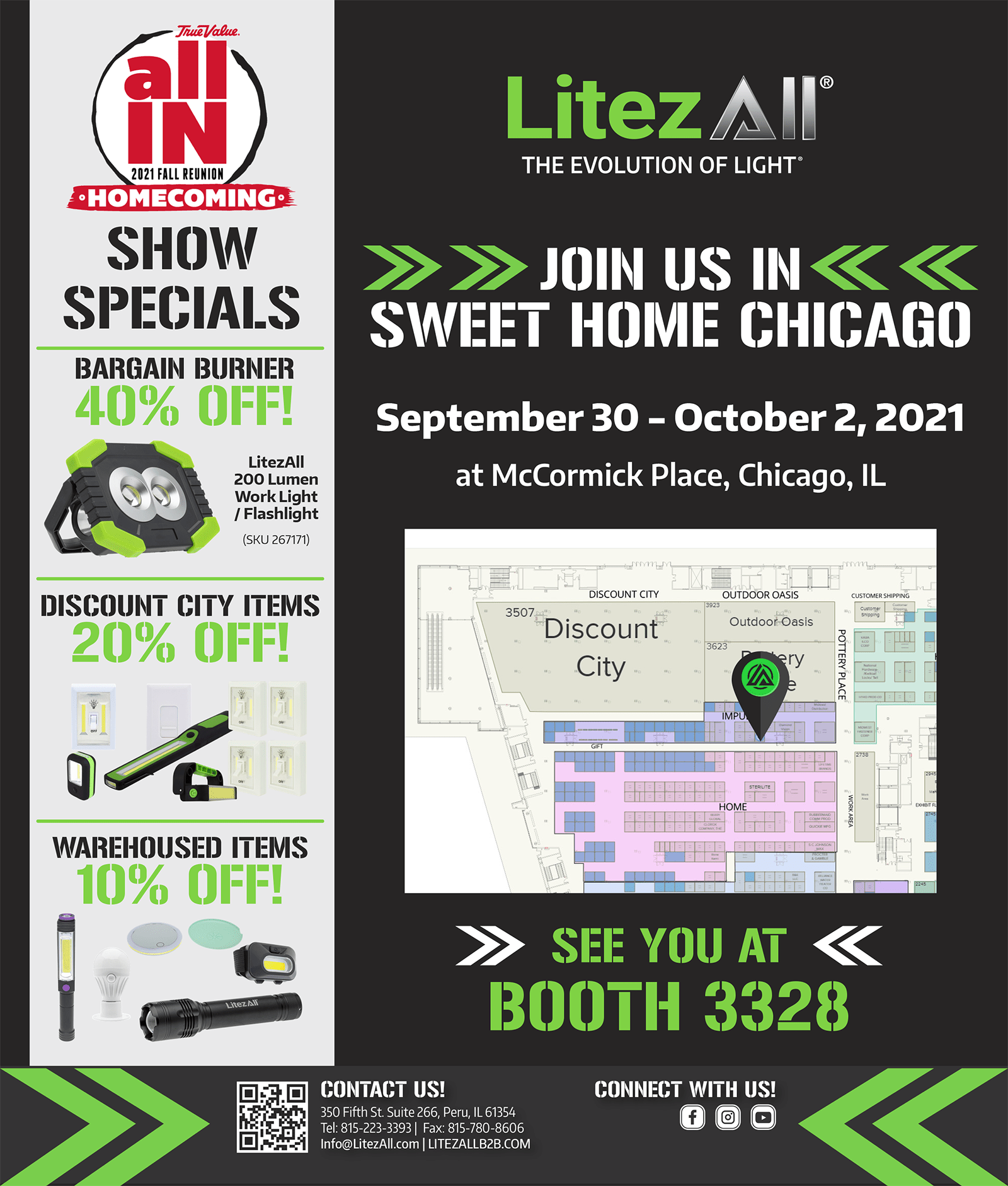 Visit Our Booth at the True Value Show Booth 3328 - LitezAll