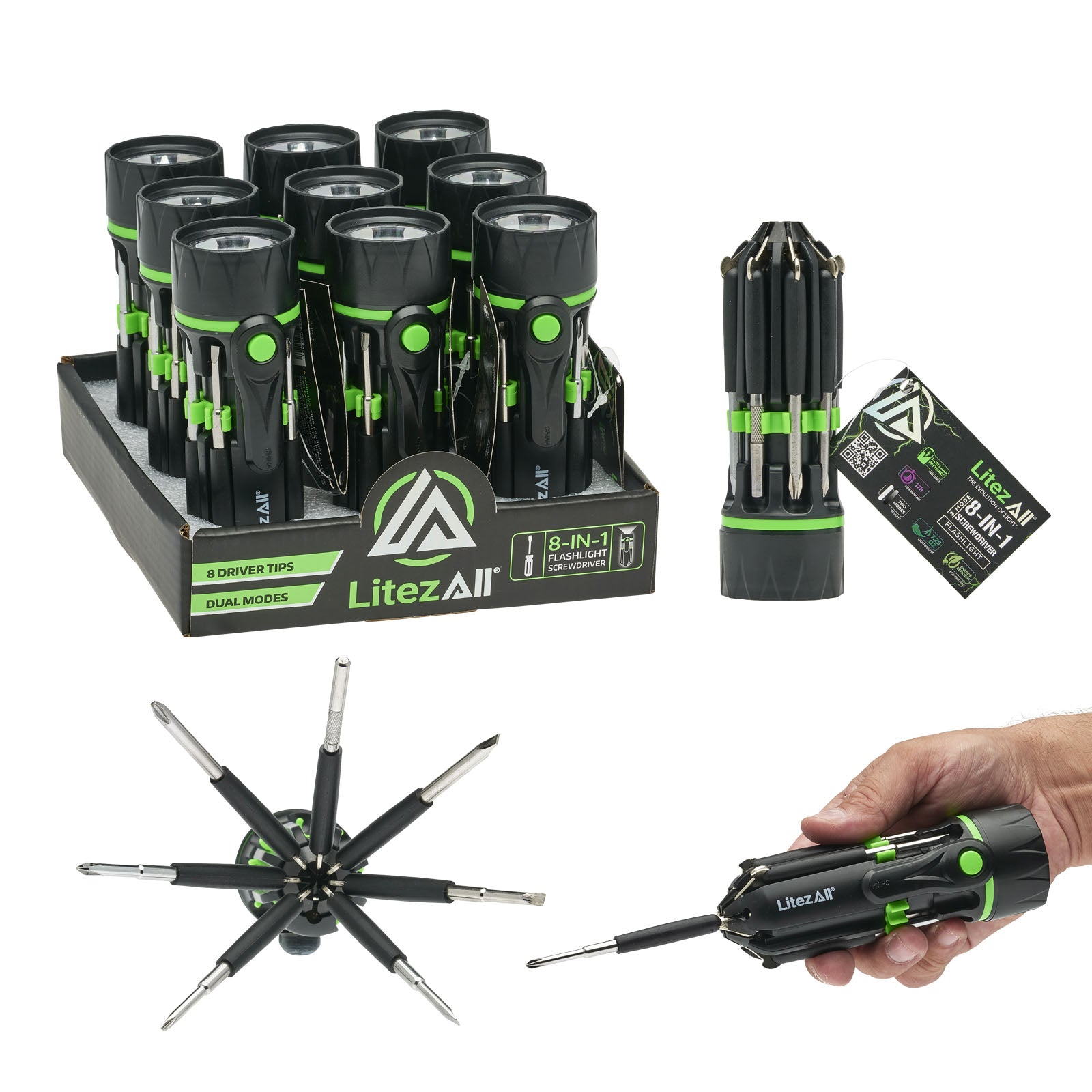 LitezAll LED Flashlight Screwdriver
