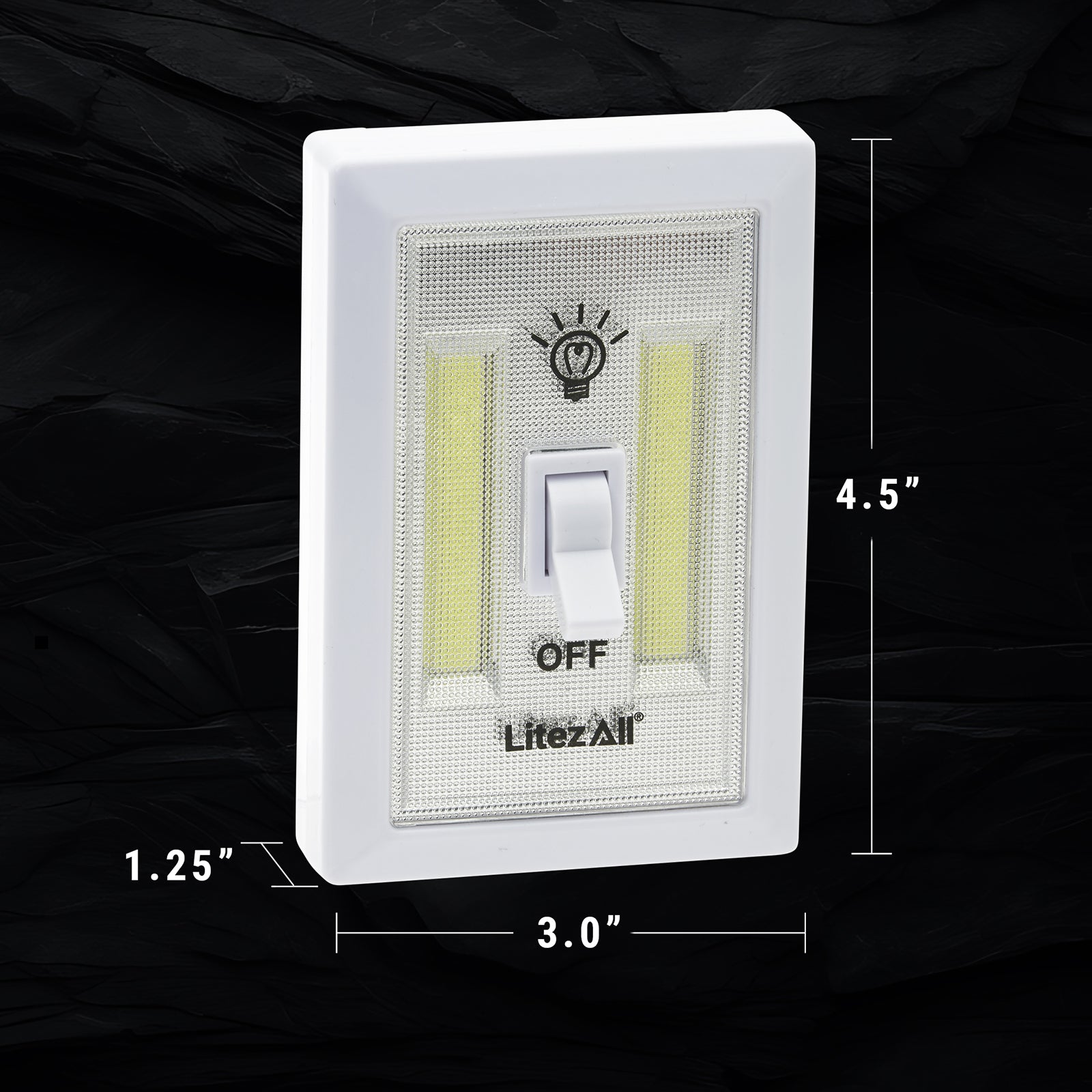 LitezAll COB LED Cordless Light Switch - LitezAll