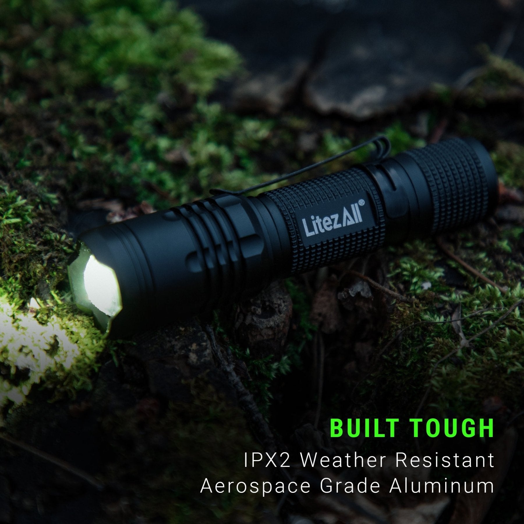 LitezAll® 400 Lumen Tactical Flashlight - LitezAll - Tactical Flashlights - 4
