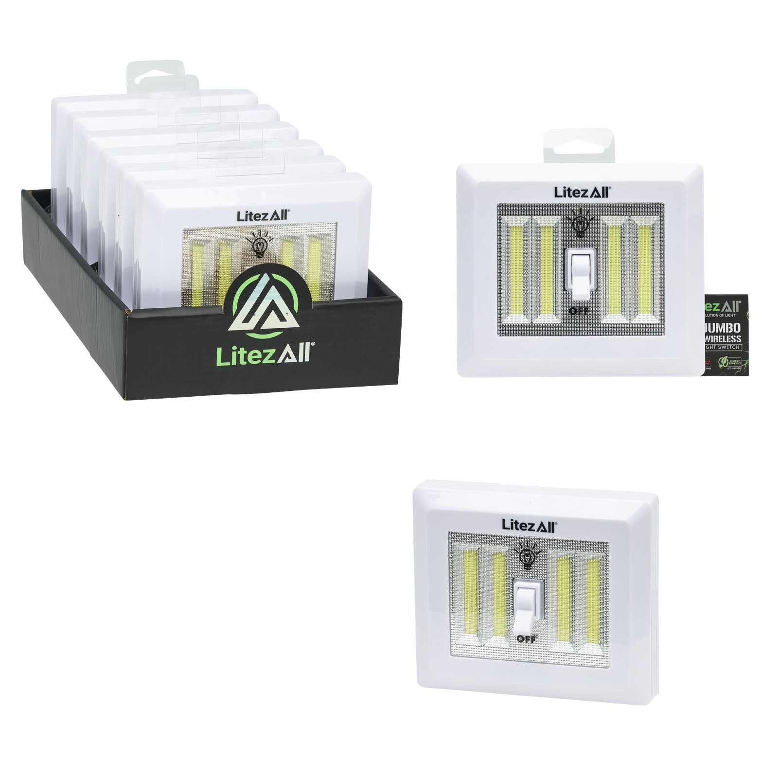 LitezAll Jumbo Wireless Light Switch - LitezAll - Wireless Lighting Solutions - 1