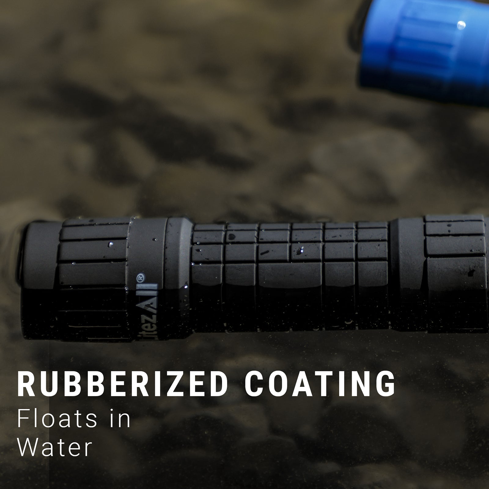 LitezAll 100 Lumen All Weather Rubber Coated Pocket Flashlight