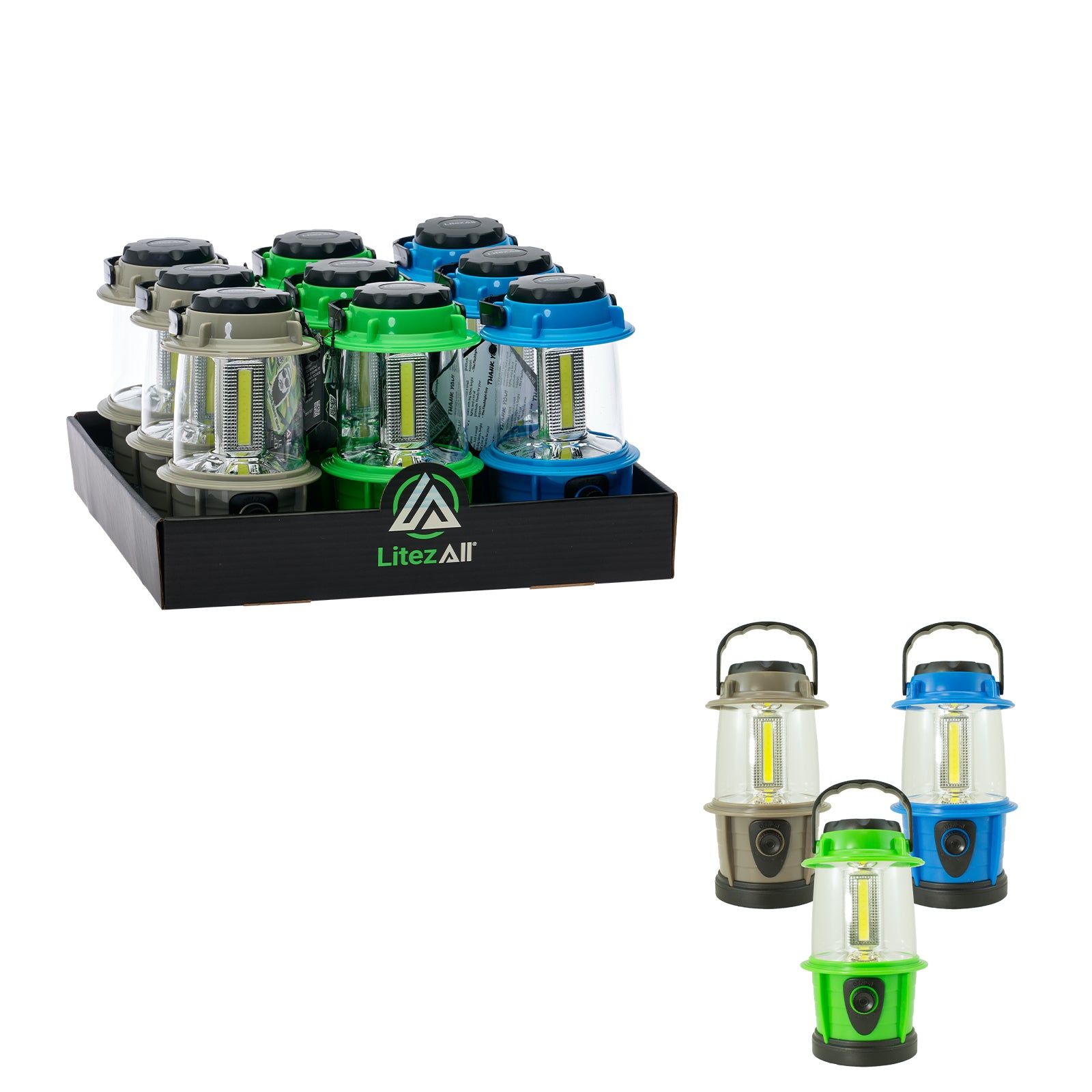 LitezAll COB LED Mini Lantern with Dimmer - LitezAll