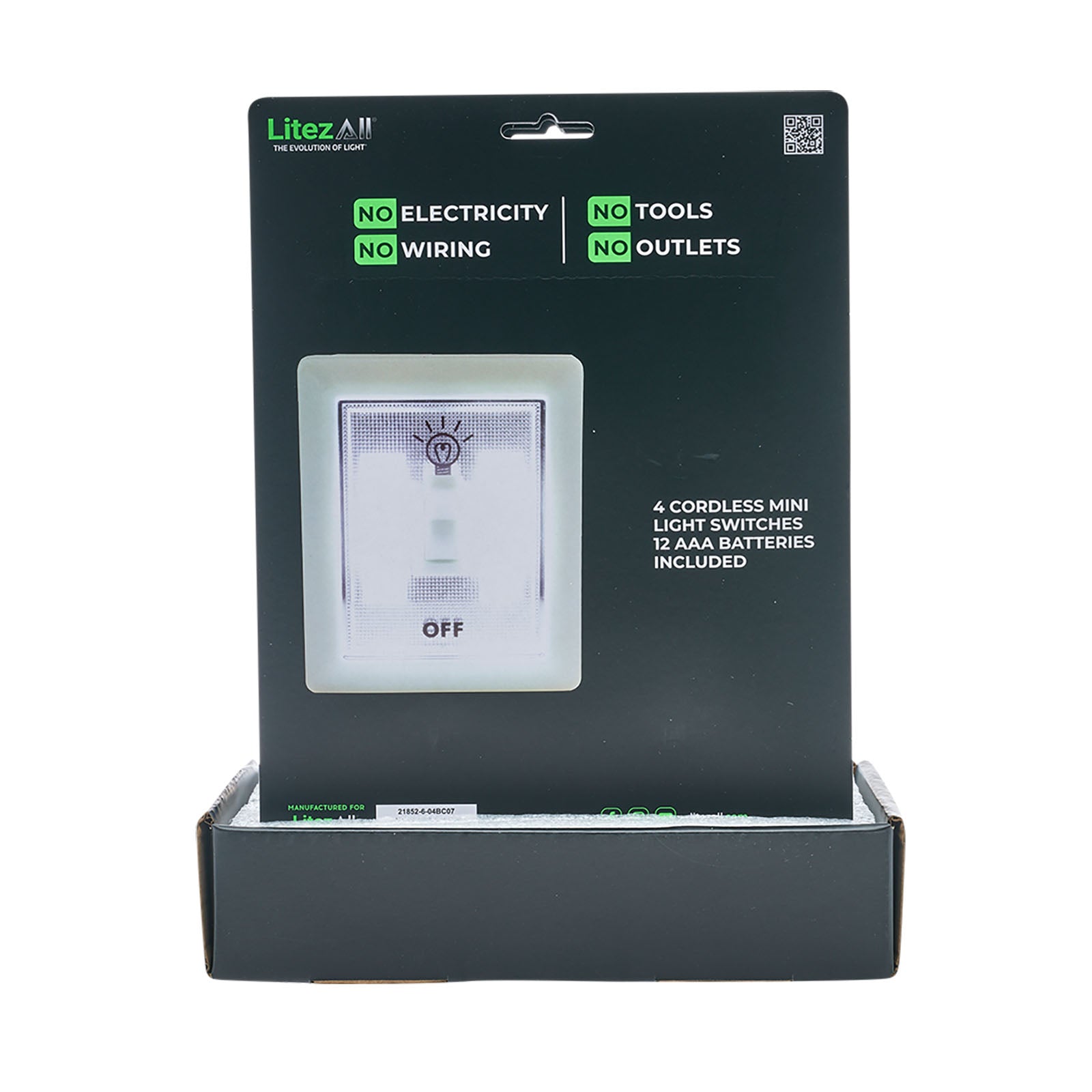 LitezAll® COB LED Wireless Mini Light Switch 4 Pack - LitezAll - 23