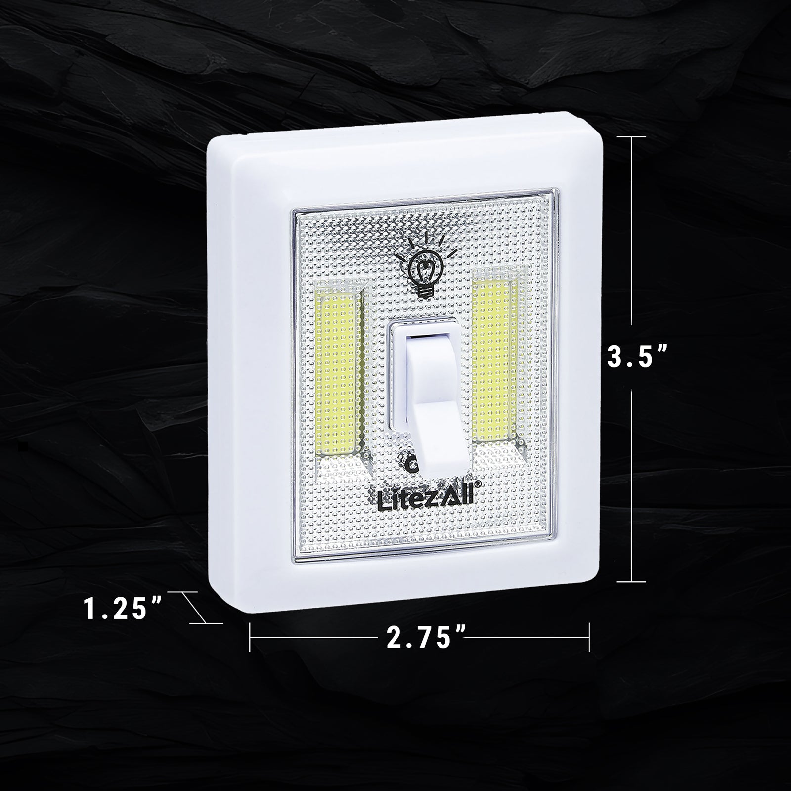 LitezAll COB LED Wireless Mini Light Switch 4 Pack - LitezAll