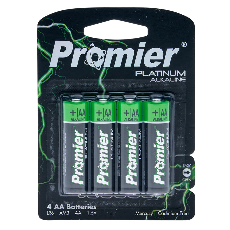 Promier® AA Platinum Alkaline Battery 4 Pack