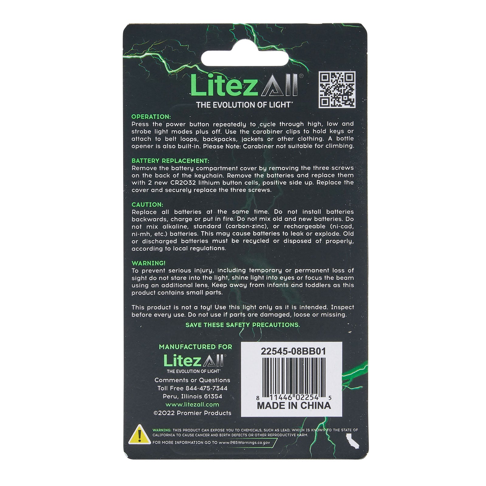 LitezAll Dual Carabiner COB LED Keychain - LitezAll - LitezAll Dual Carabiner COB LED Keychain - 21