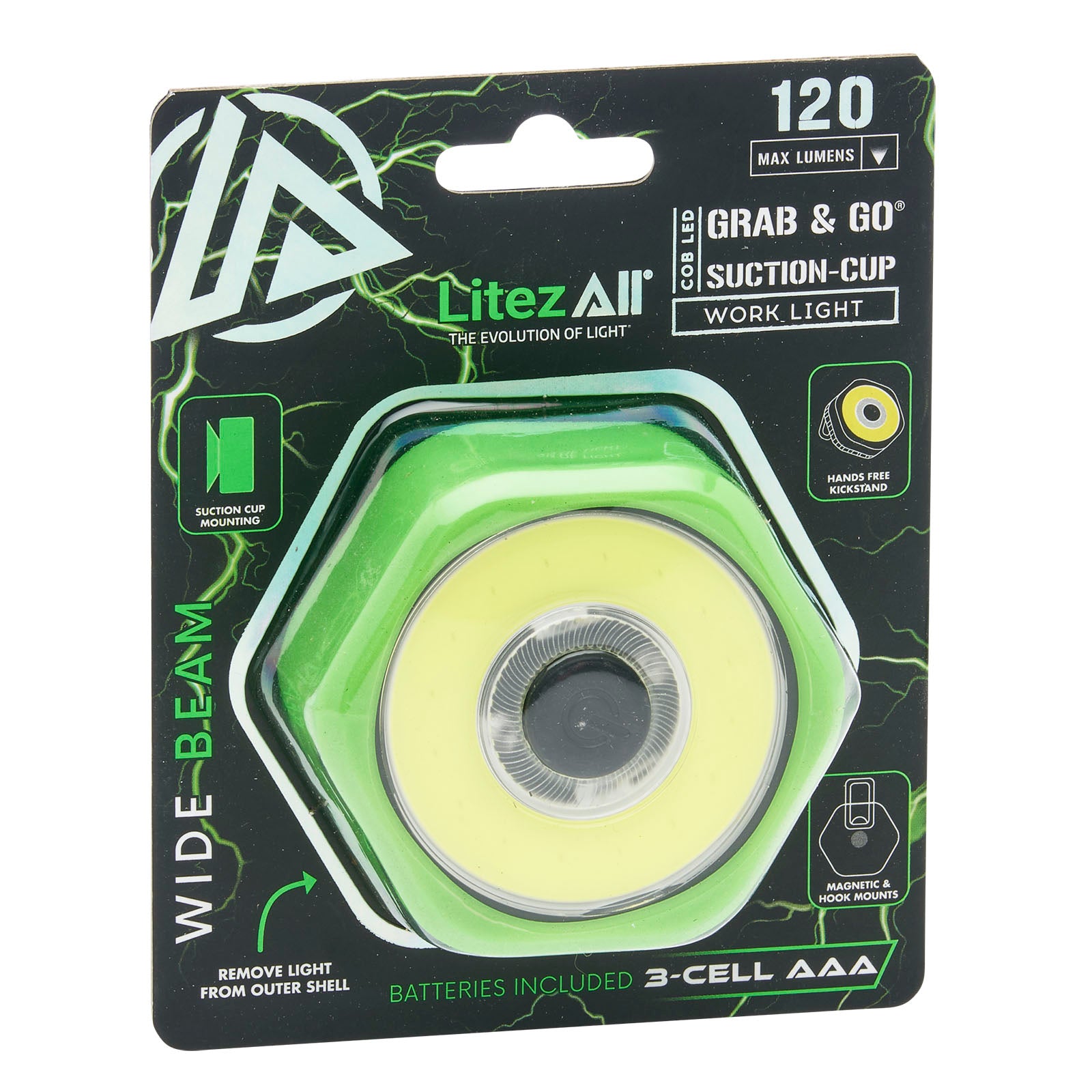 LitezAll Suction Cup COB LED Work Light - LitezAll - 42