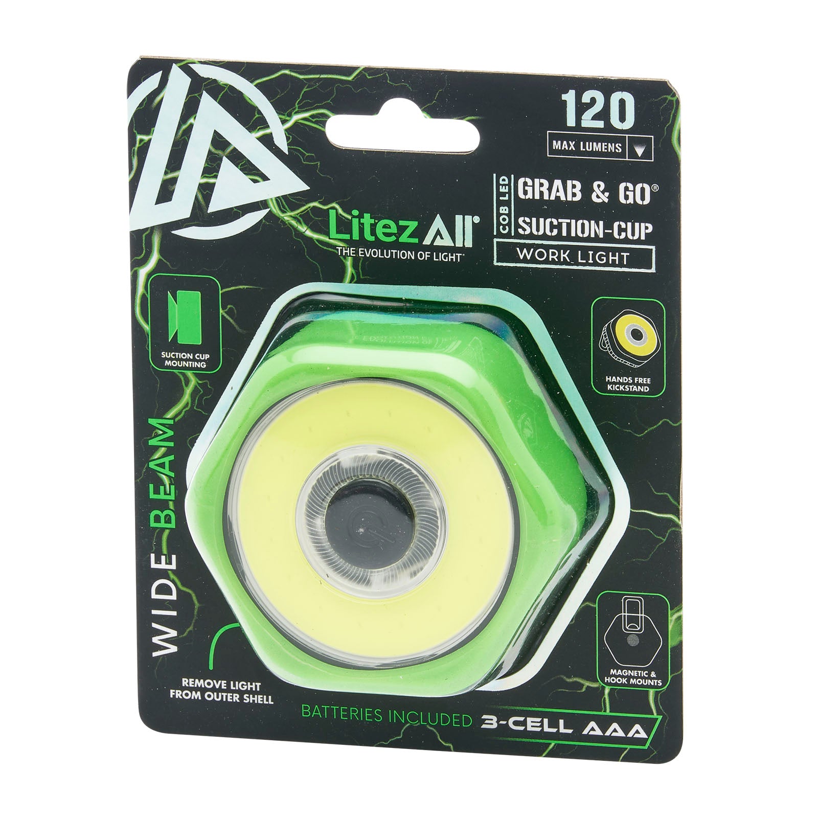 LitezAll Suction Cup COB LED Work Light - LitezAll - 43