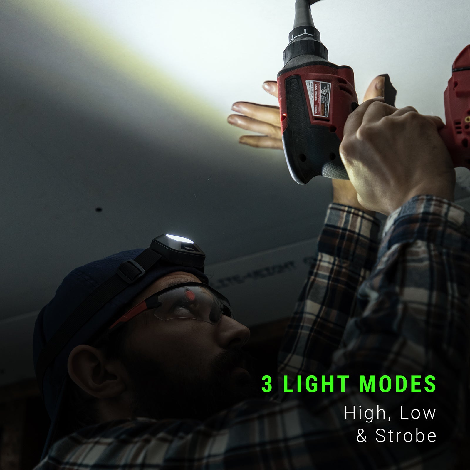 LitezAll 120 Lumen LED Mini Headlamp 2 Pack - LitezAll