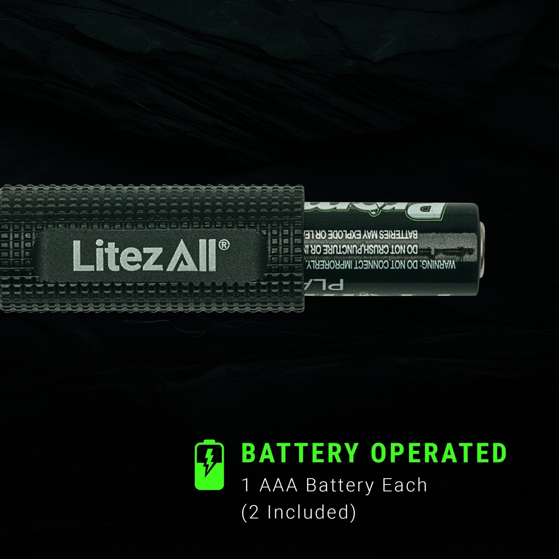 LitezAll® 120 Lumen Compact Tactical Flashlight 2 Pack - LitezAll - 7