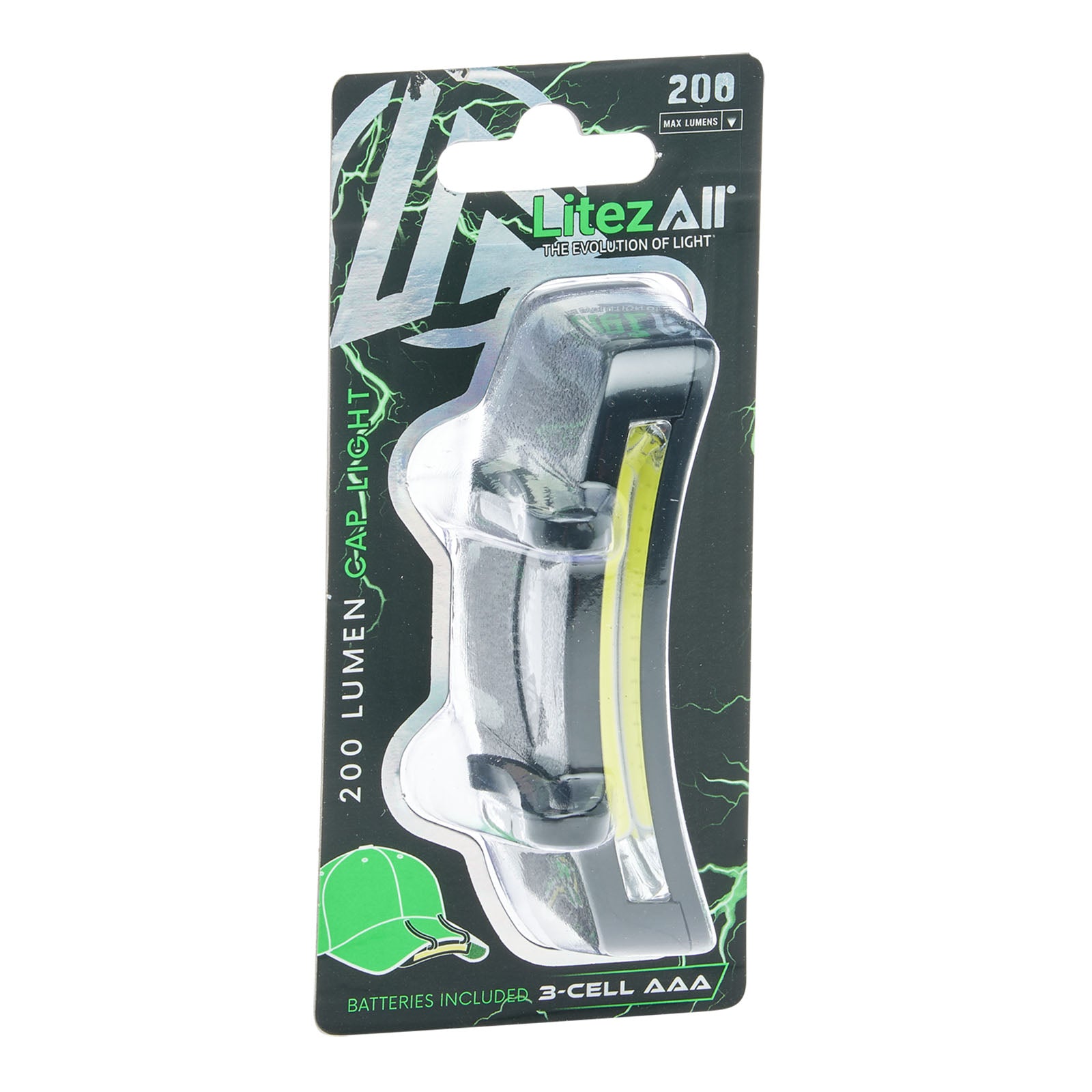 LitezAll 200 Lumen Clip On Cap Light - LitezAll