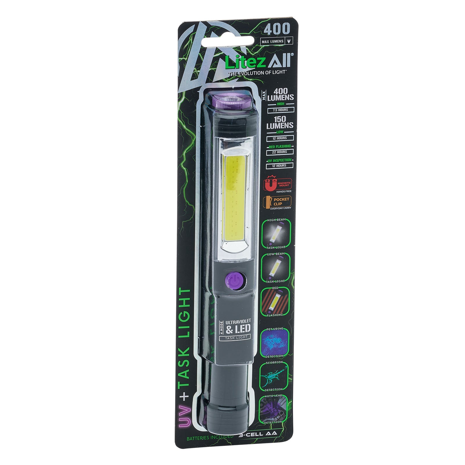 LitezAll Task Light with UV Flashlight - LitezAll - 28