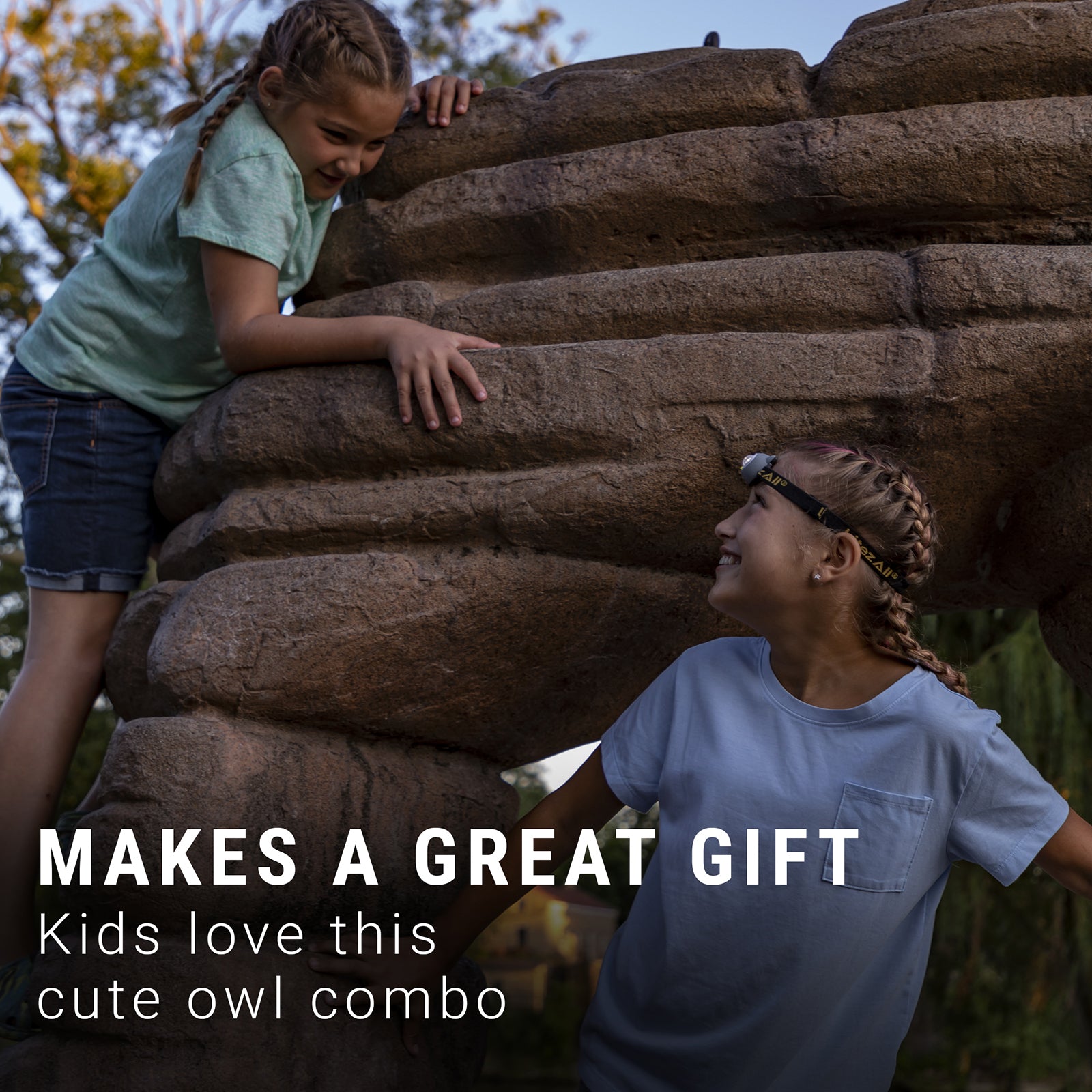 LitezAll Owl Themed Headlamp and Lantern Combo - LitezAll