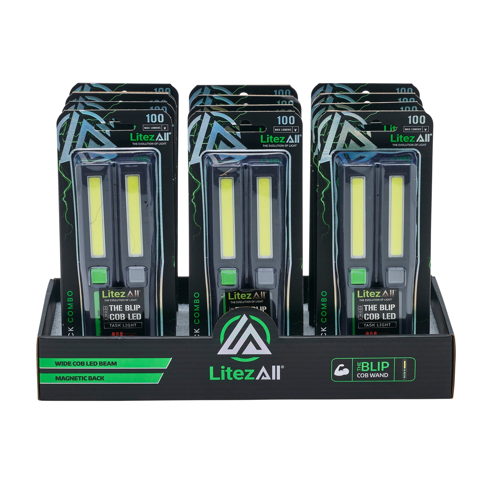 LitezAll Blip Mini COB LED Work Light 2 Pack - LitezAll - 16