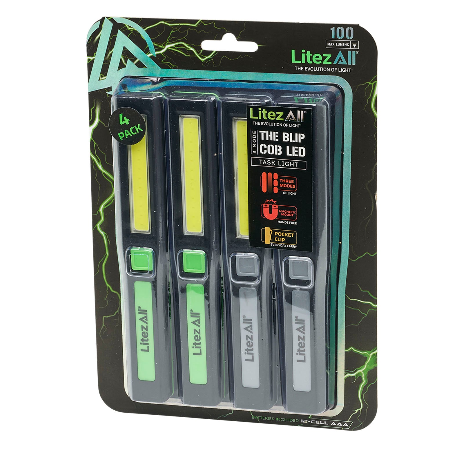 LitezAll COB LED Blip Compact Work Light 4 Pack - LitezAll - 41