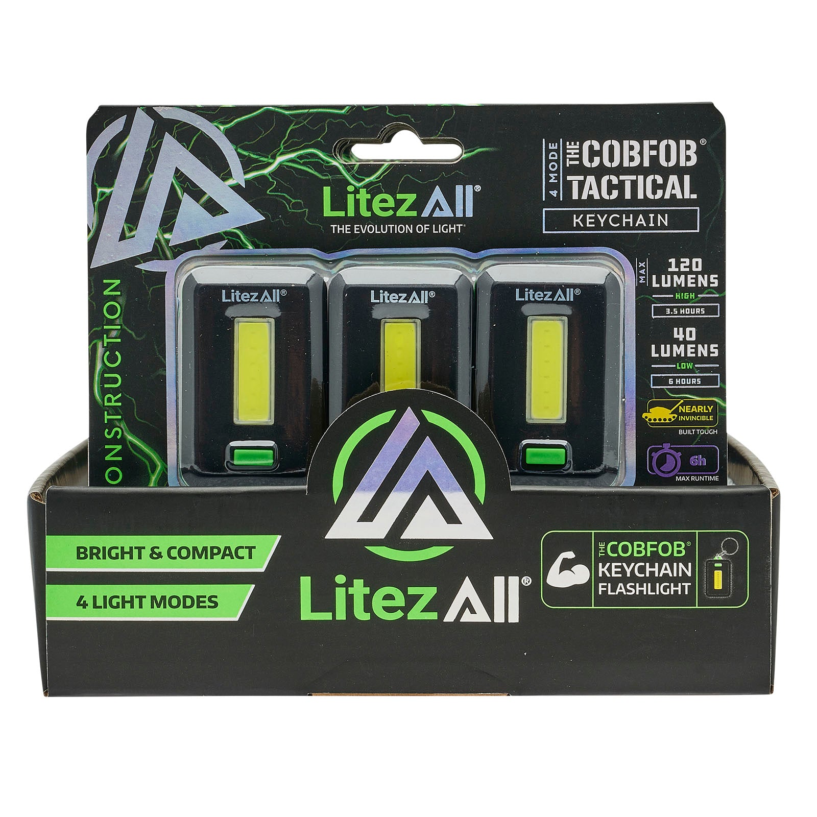 LitezAll Flashlight Keychain 2 Pack - LitezAll - Keychain Lights - 18