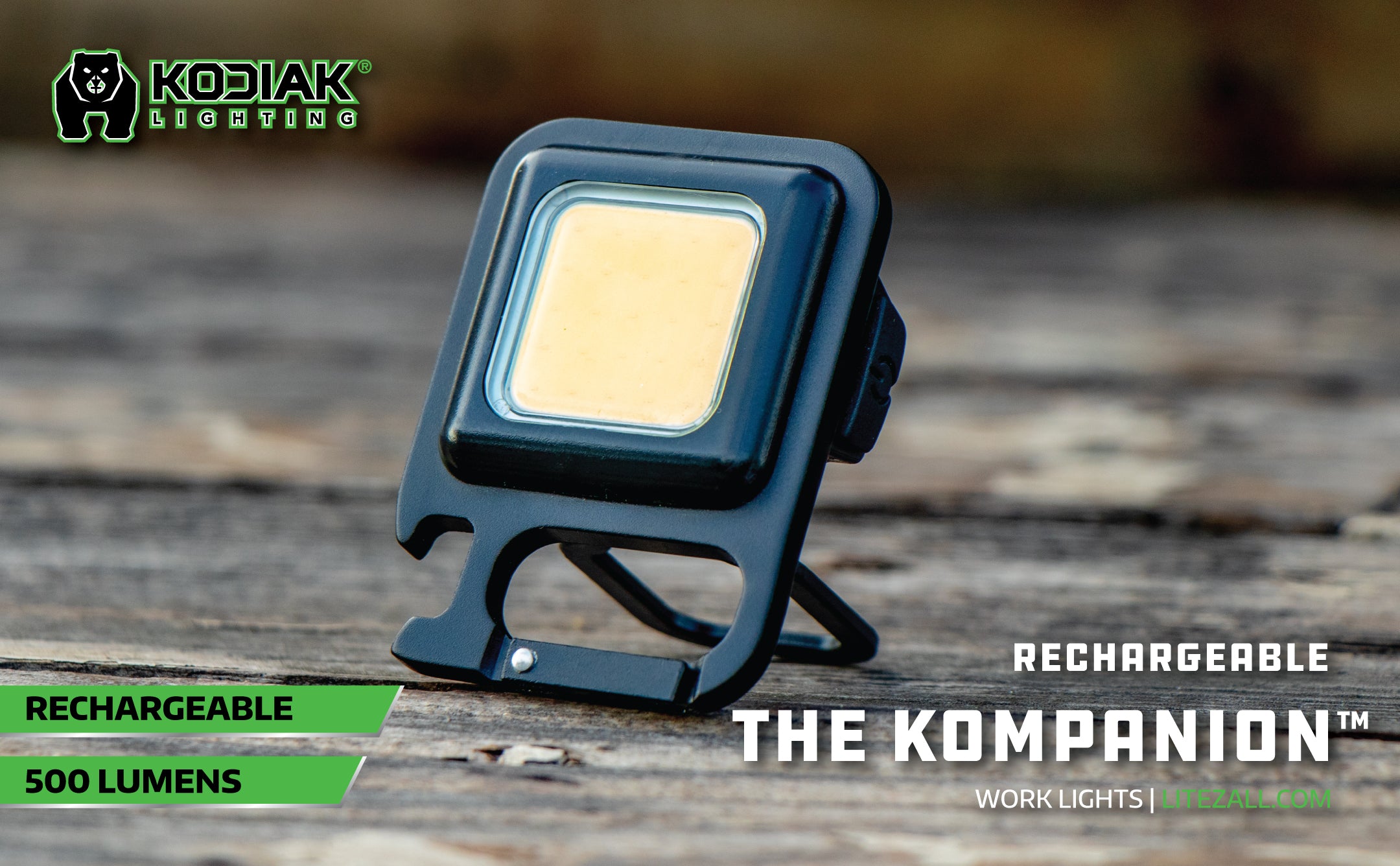 Kodiak Kompanion Rechargeable 500 Lumen Light