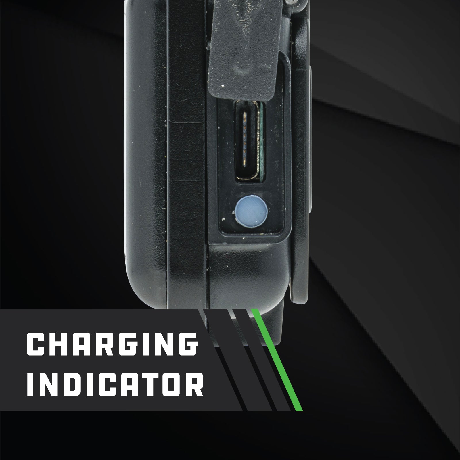 Kodiak Kompanion Rechargeable 500 Lumen COB LED Light Showing the USB-C Charging Port and Charging Indicator