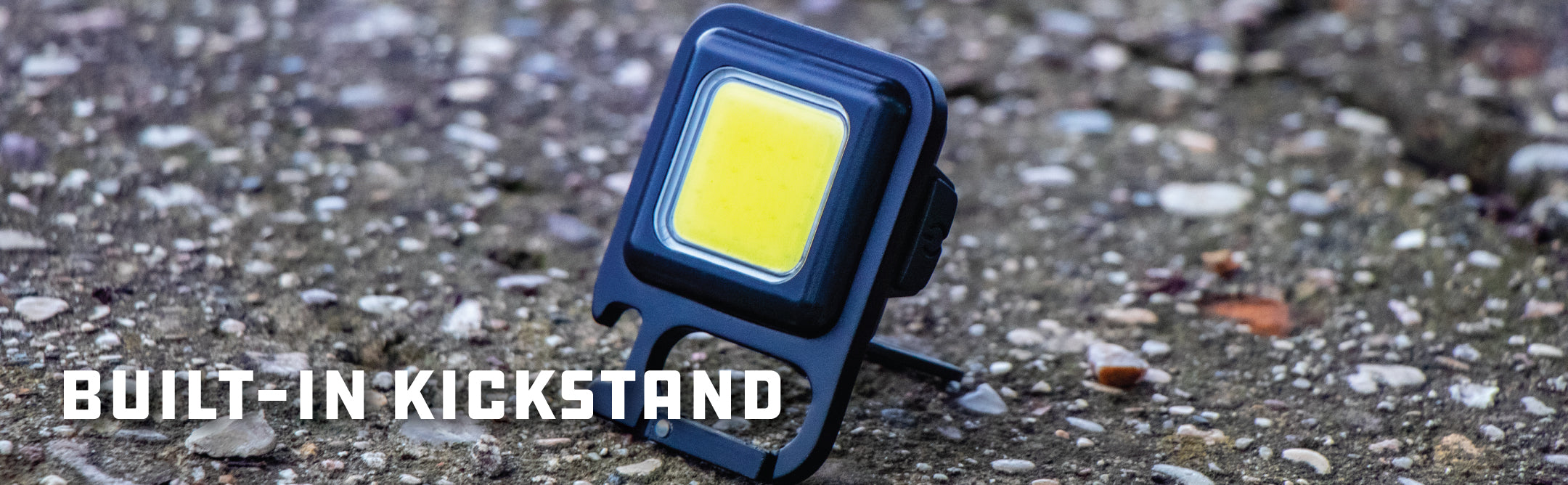 Kodiak Kompanion 500 Lumen Rechargeable Work Light Using Its Integrated Fold Out Kickstand