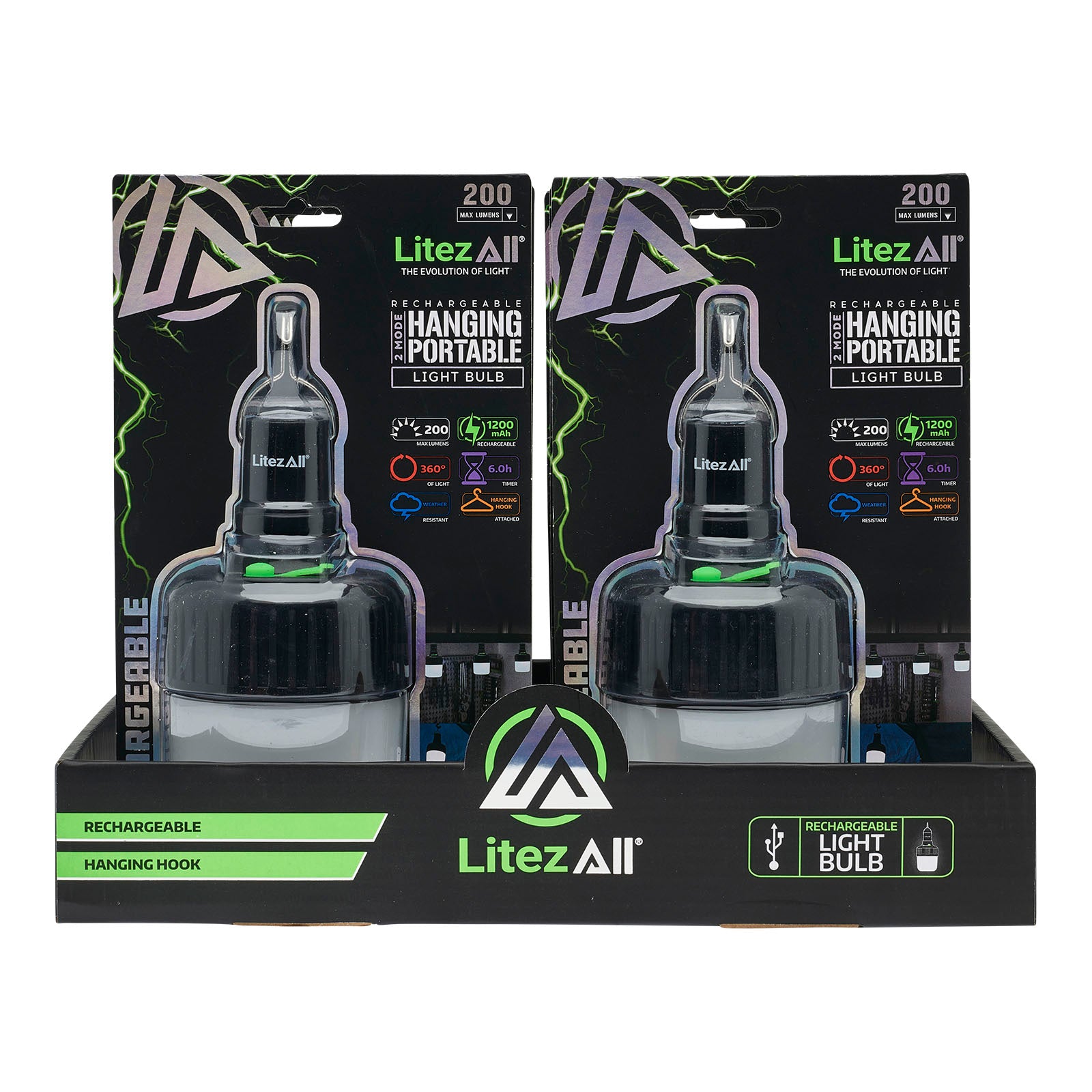 LitezAll Rechargeable 200 Lumen Bulb - LitezAll - Wireless Lighting Solutions - 19