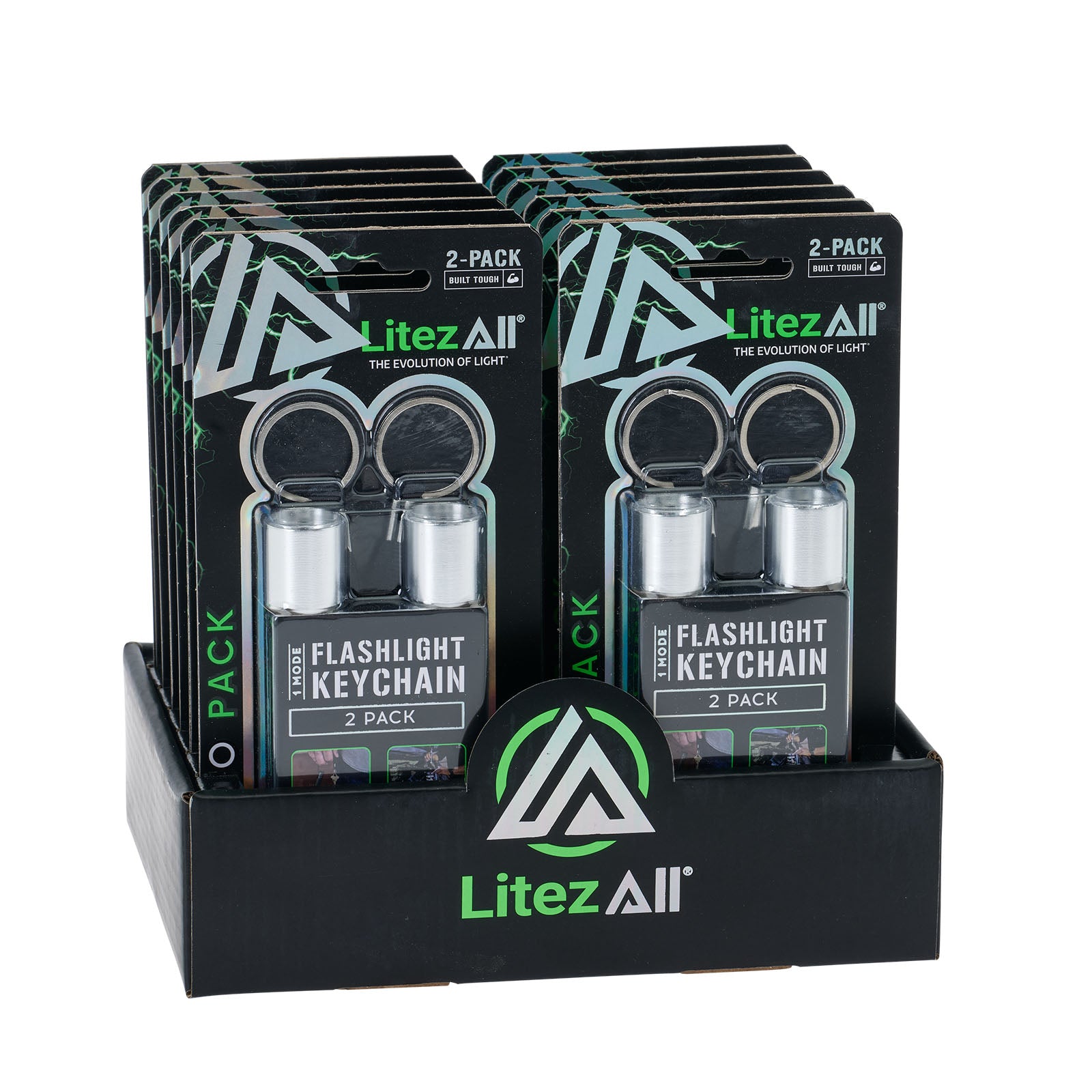 LitezAll® Flashlight Keychain 2 Pack - LitezAll - Keychain Lights - 26