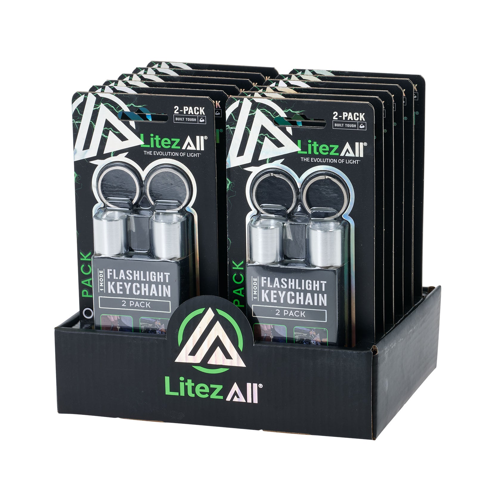 LitezAll® Flashlight Keychain 2 Pack - LitezAll - Keychain Lights - 27