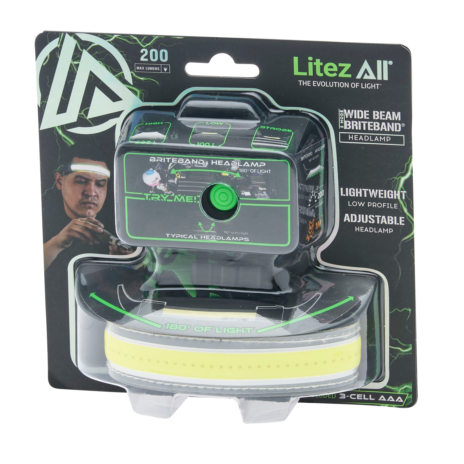 LitezAll Briteband® Headband Light