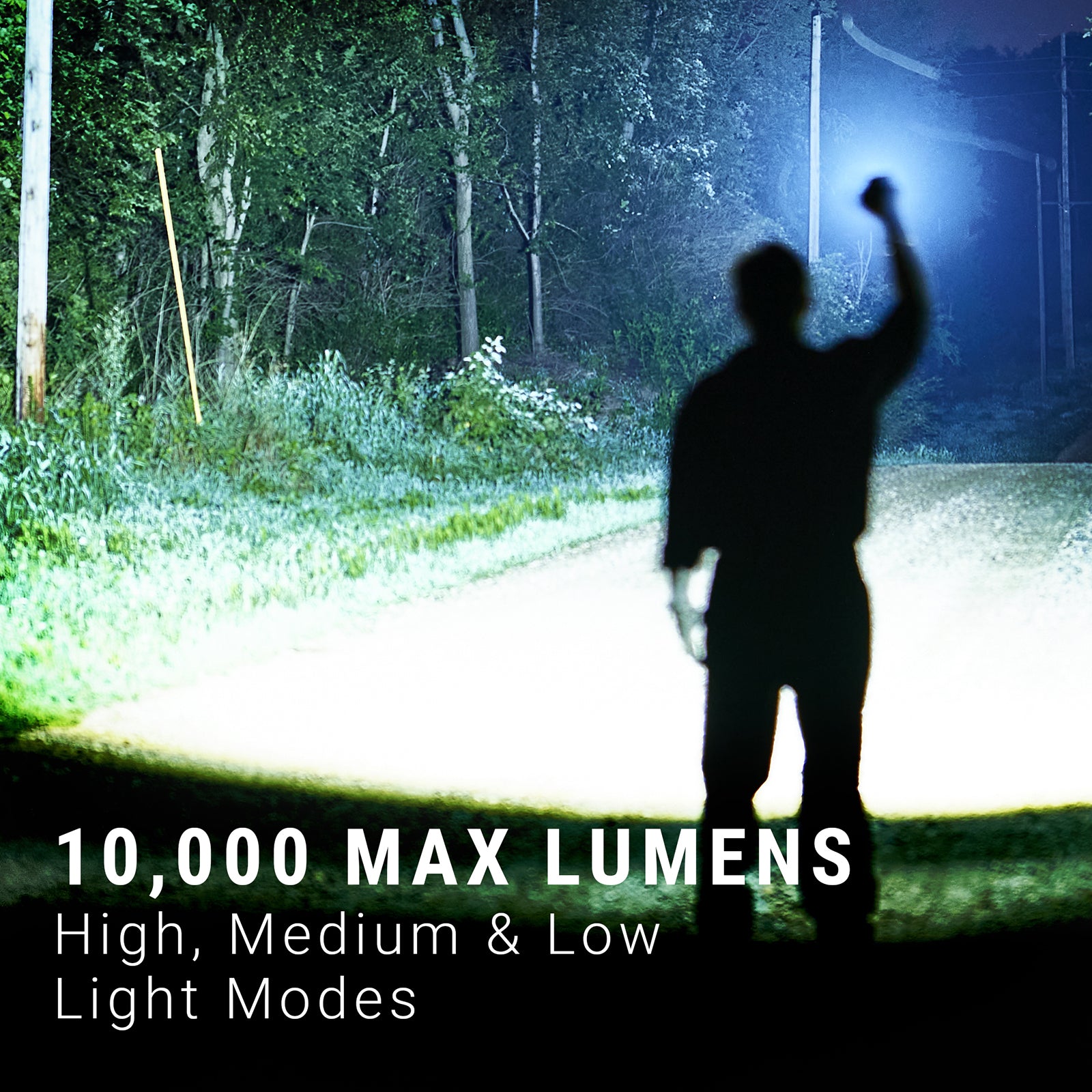 KodiakÂ® KiranÂ® 10,000 Lumen Tactical Flashlight - LitezAll - Tactical Flashlights - 4