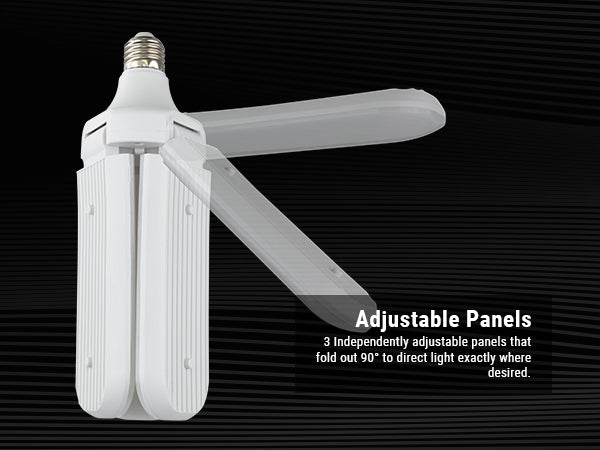 LitezAll 3 Bulb A/C Powered Folding Light - LitezAll