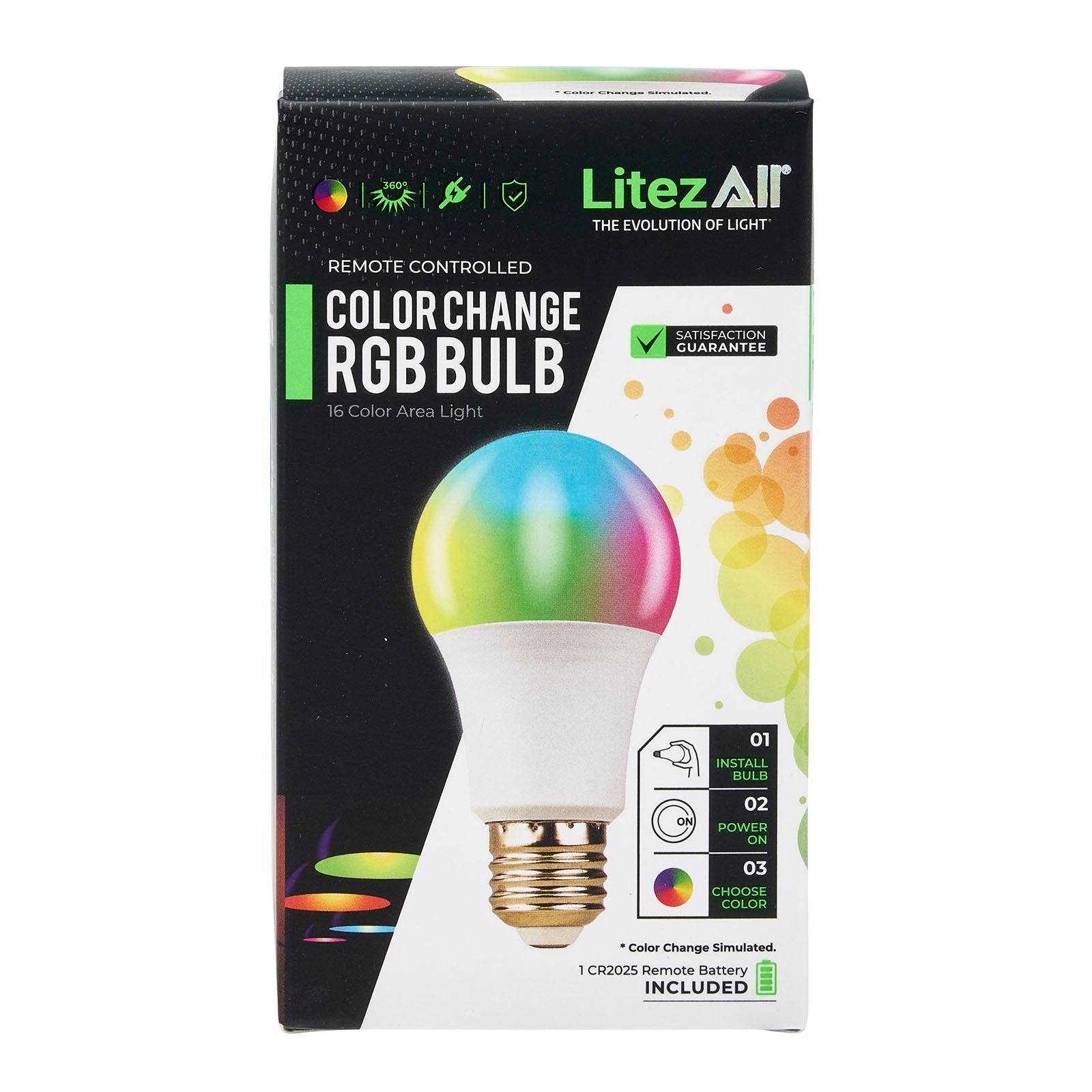 LitezAll LED Color Changing Light Bulb with Remote - LitezAll - Wireless Lighting Solutions - 17