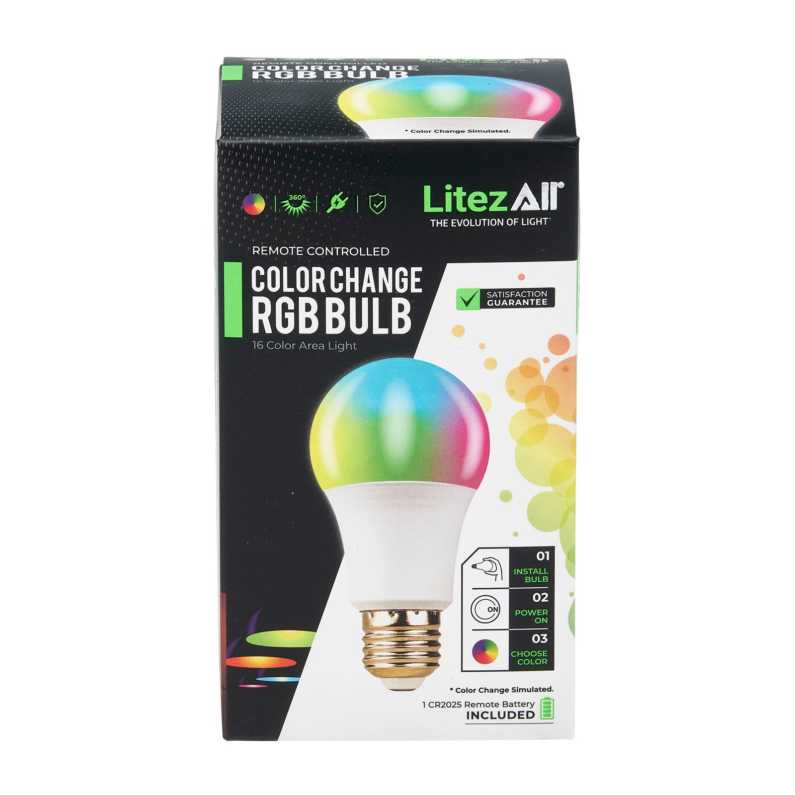 LitezAll LED Color Changing Light Bulb with Remote - LitezAll - Wireless Lighting Solutions - 18