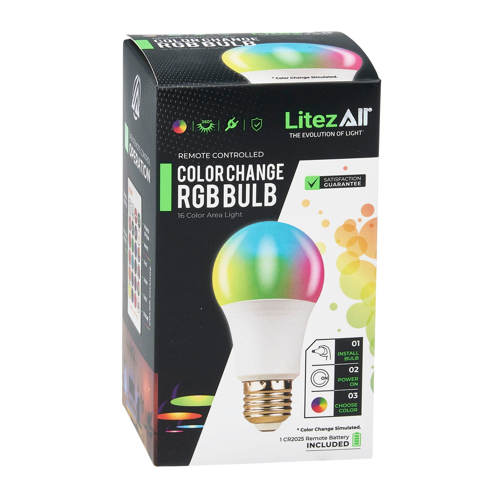 LitezAll LED Color Changing Light Bulb with Remote - LitezAll - Wireless Lighting Solutions - 19