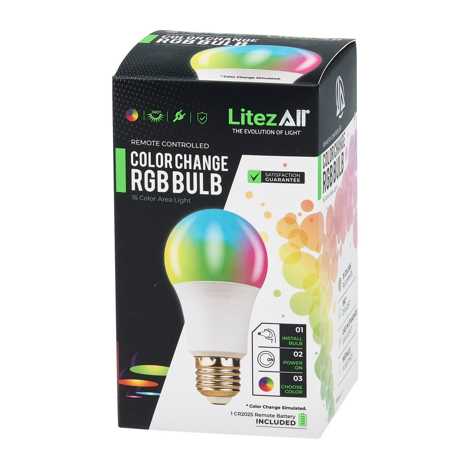 LitezAll LED Color Changing Light Bulb with Remote - LitezAll - Wireless Lighting Solutions - 20