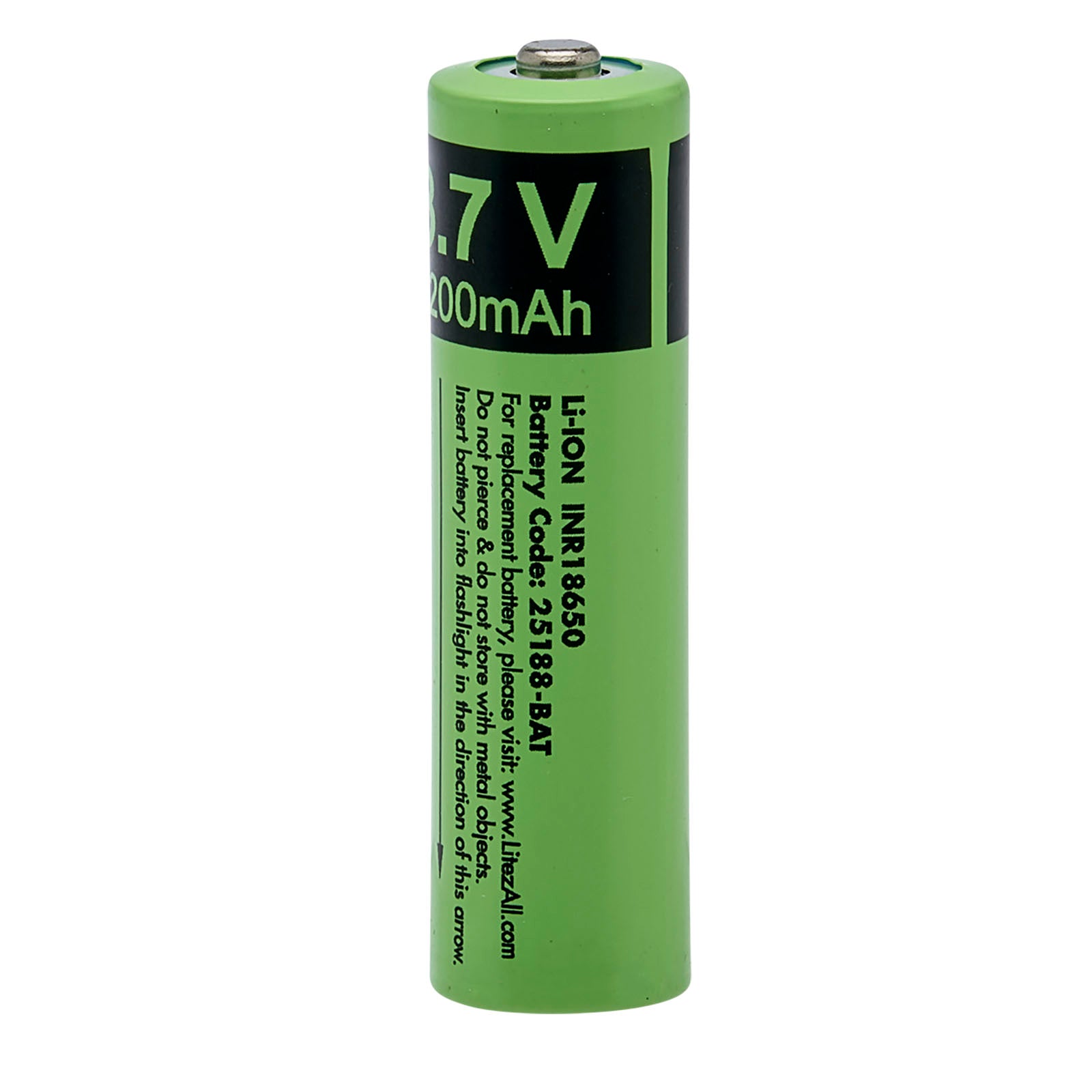 Replacement Battery for LA-1.3KHL-3/6 LitezAll Rechargeable