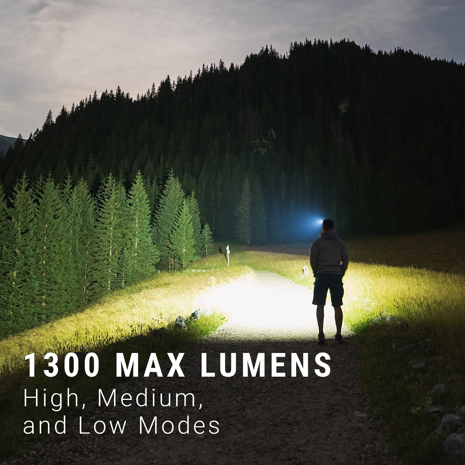 置物 green light LitezAll Rechargeable 1300 Lumen Head Lamp - LitezAll