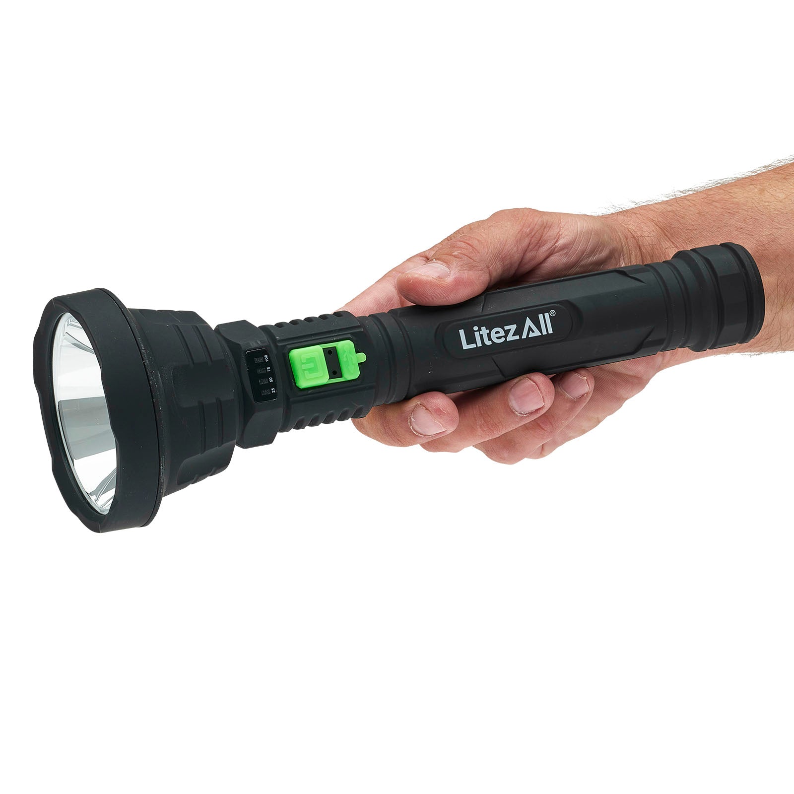 LitezAll Rechargeable Flashlight and Headlamp Combo Pack