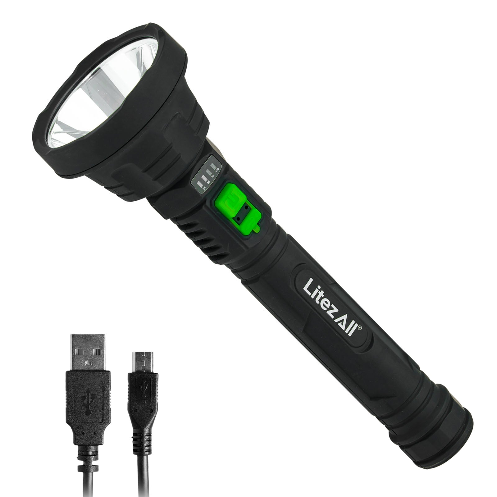 LitezAll® Rechargeable Ultac Ultra Lite Soft Touch Flashlight - LitezAll - Flashlights - 2