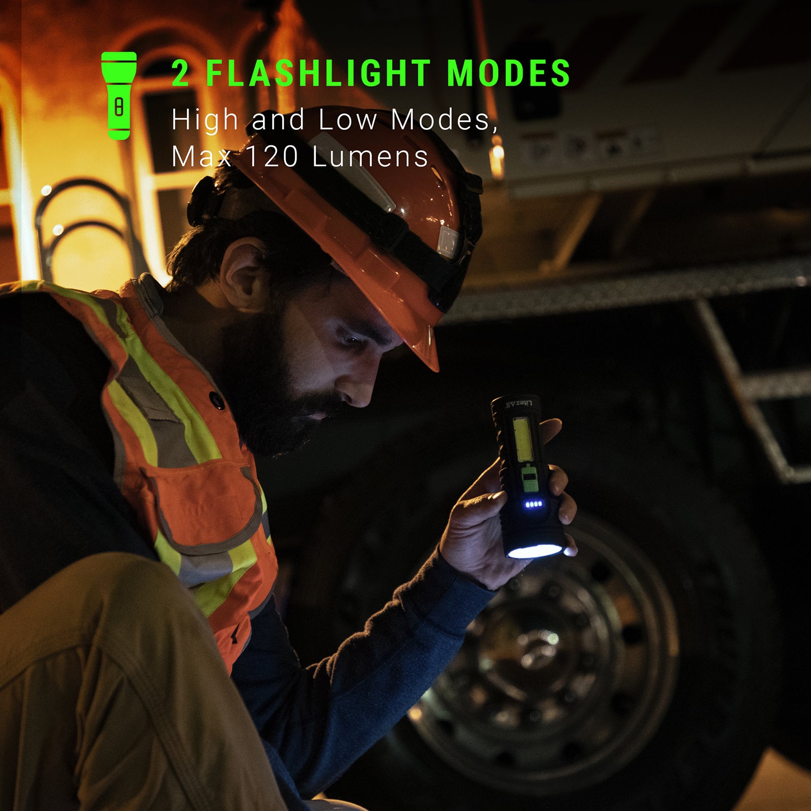 LitezAll Rechargeable Ultac OG Soft Touch Flashlight - LitezAll